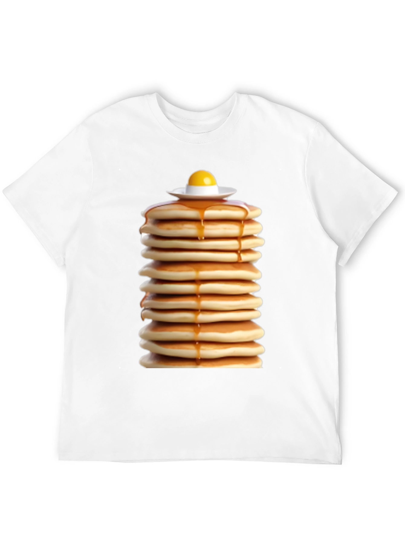 Pancake Stack Tee - Breakfast Food T-Shirt - 12