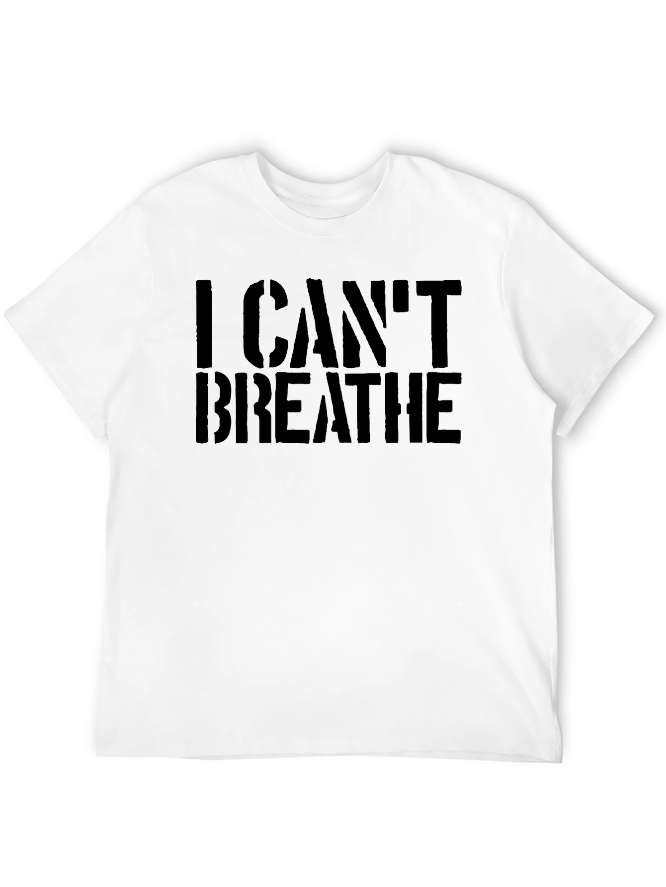 Black I Can't Breathe Black Graphic Tee view 12
