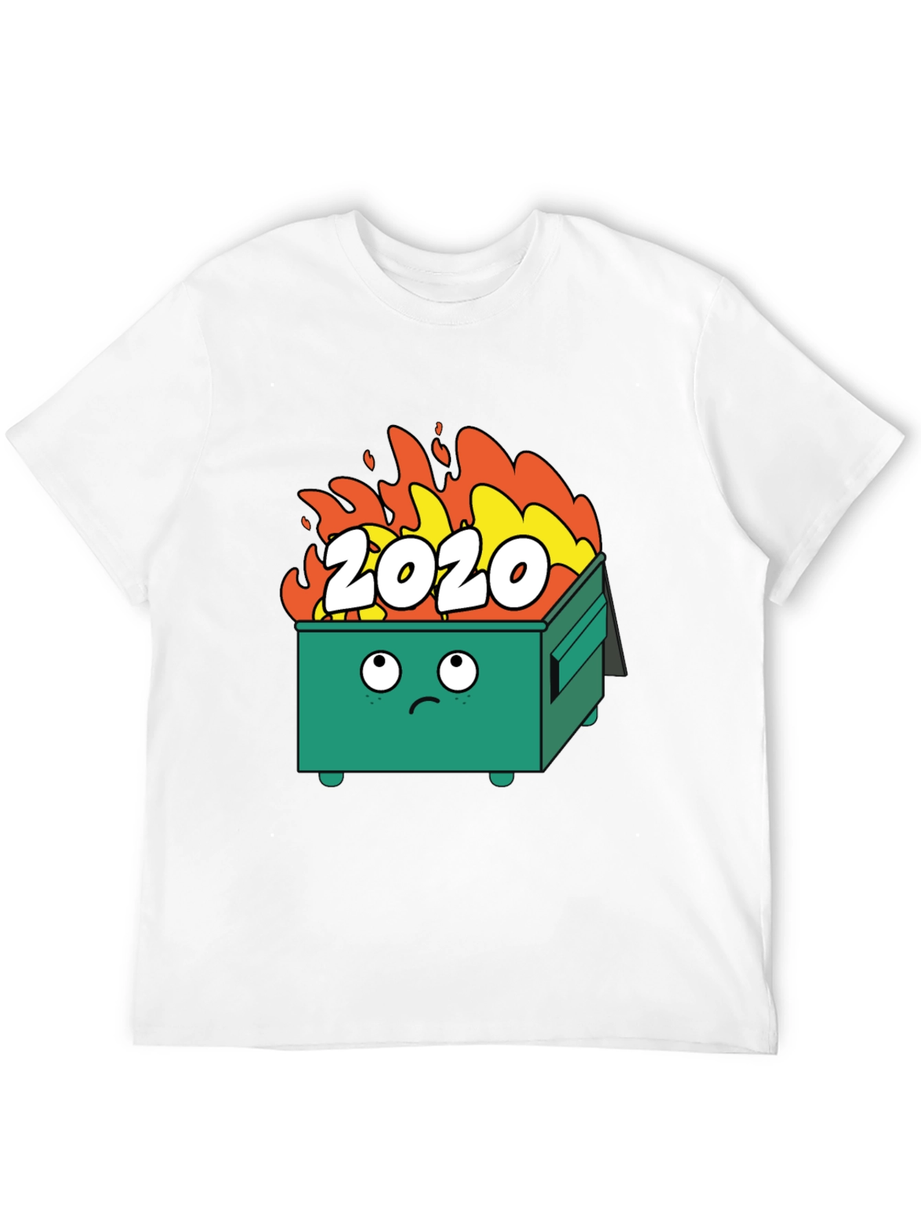 Black 2020 Dumpster Fire T-Shirt - Funny Graphic Tee view 12