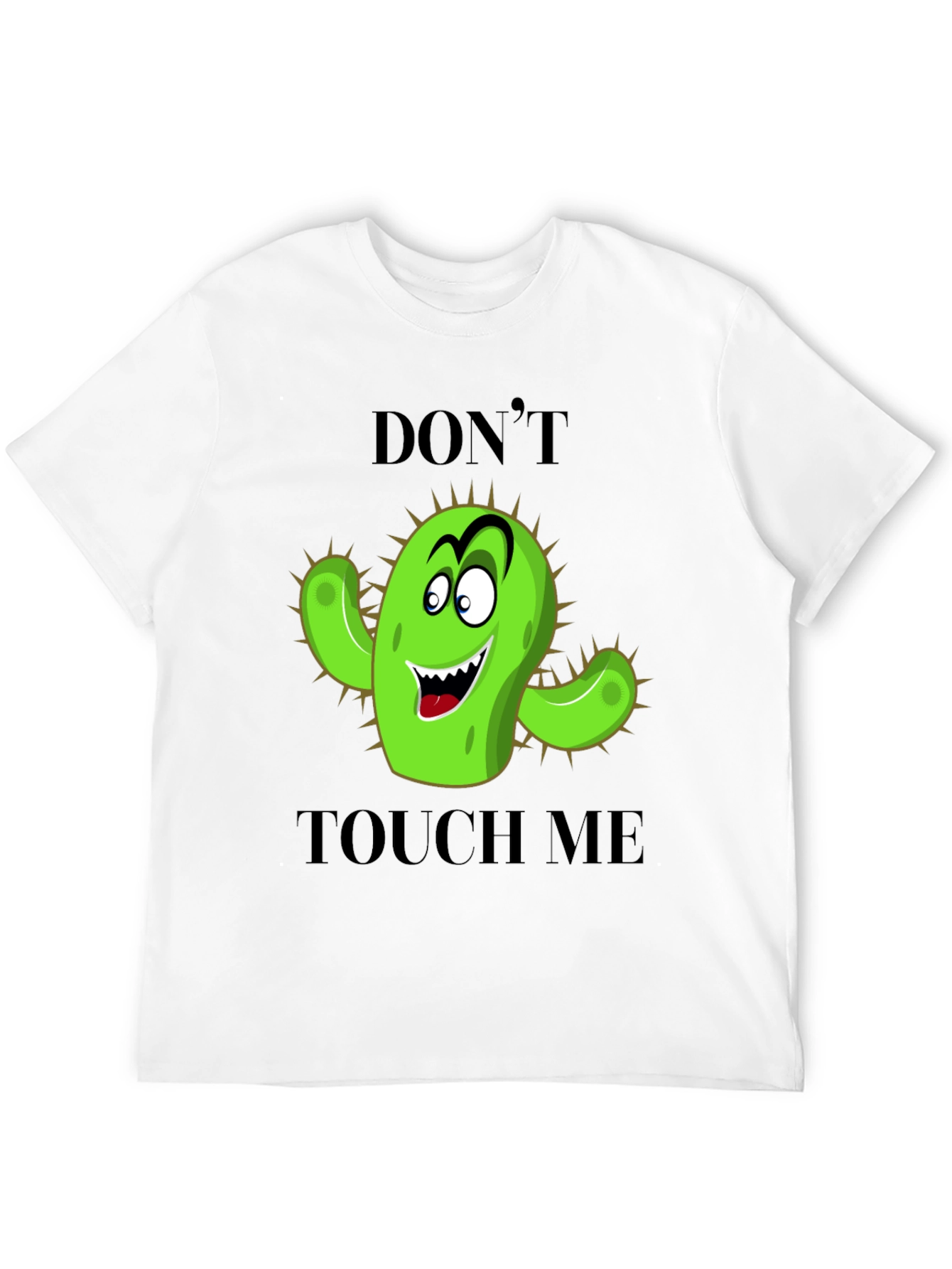 Black Don't Touch Me Cactus Graphic Tee view 12