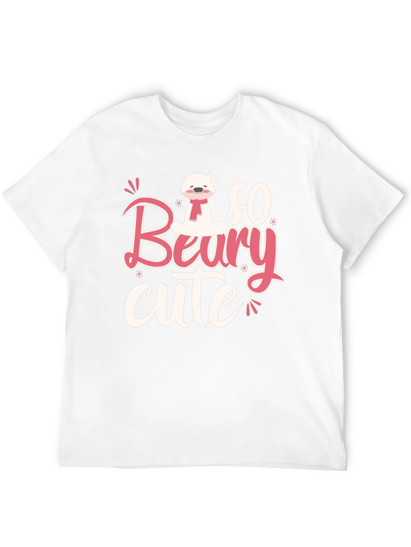 Black So Beary Cute Black Graphic Tee view 12