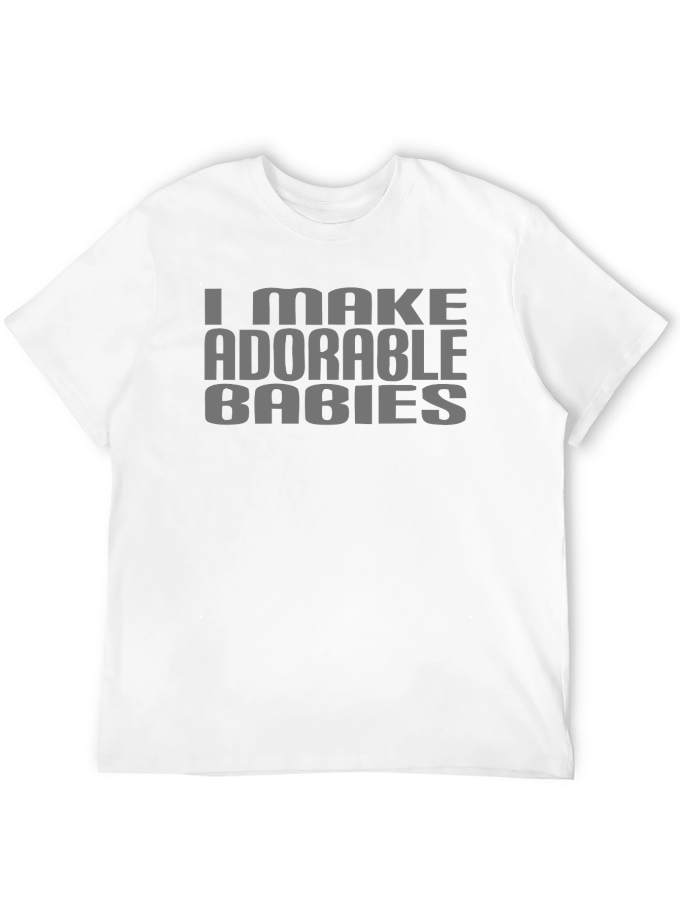 Black I Make Adorable Babies Graphic Tee view 12