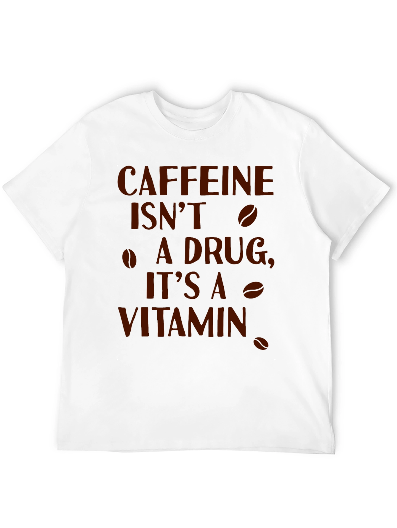 Black Caffeine is My Vitamin Funny Graphic Tee view 12