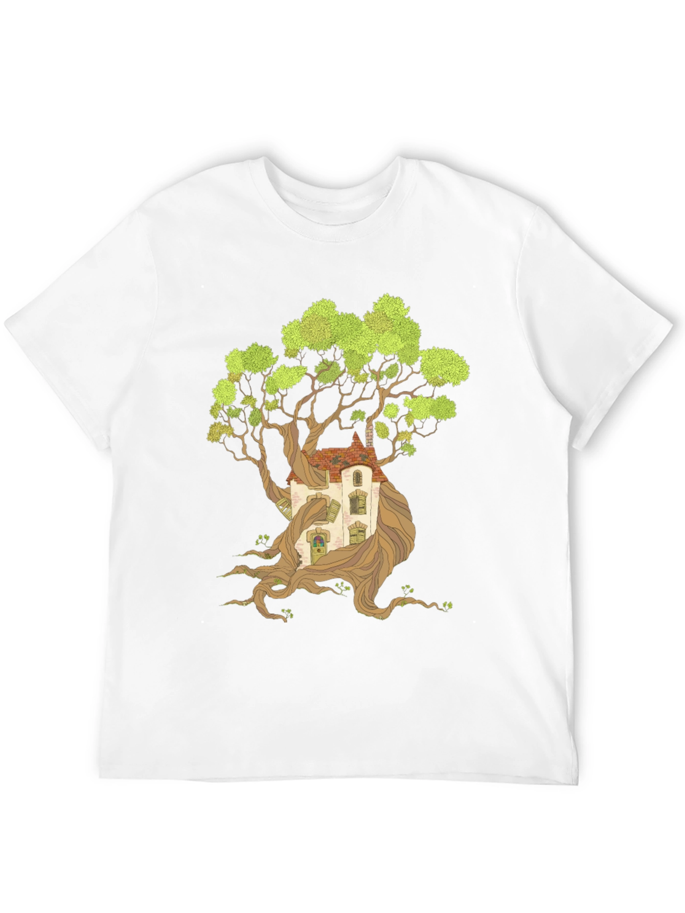 Black Treehouse Graphic Print Tee view 12