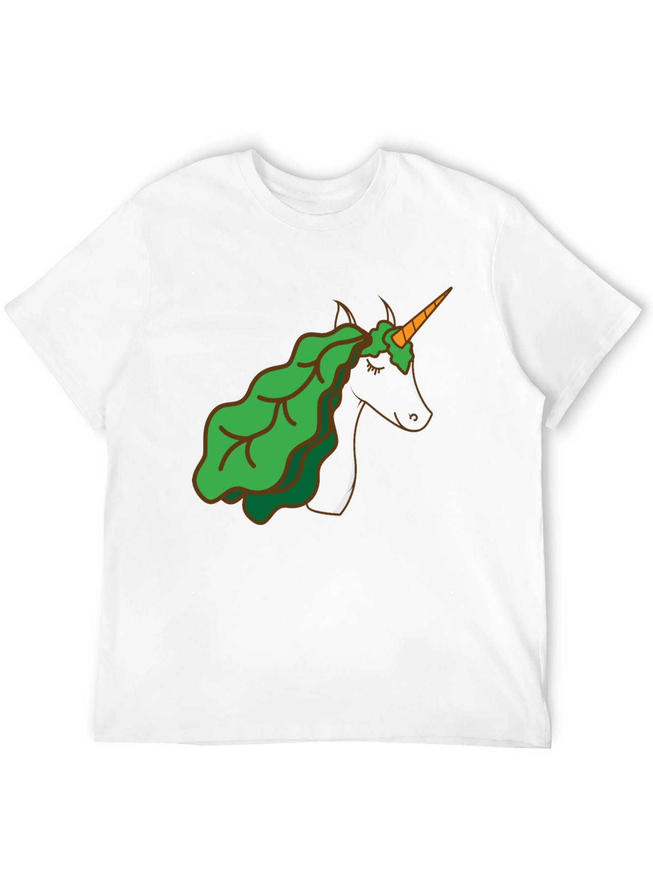 Black Unicorn Lettuce Hair T-Shirt - Black view 12