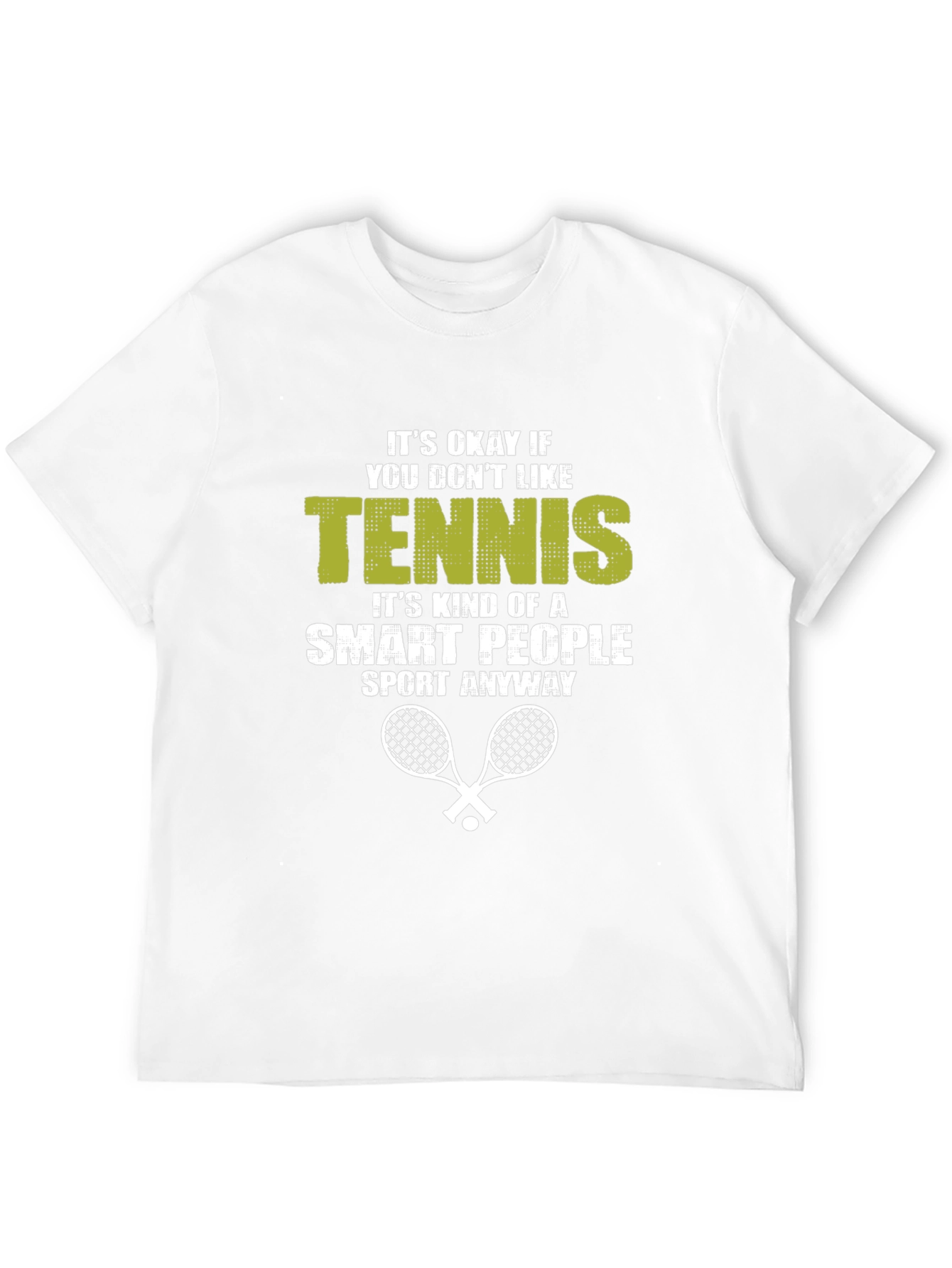 Black Funny Tennis Lover T-Shirt - Smart People Sport view 12