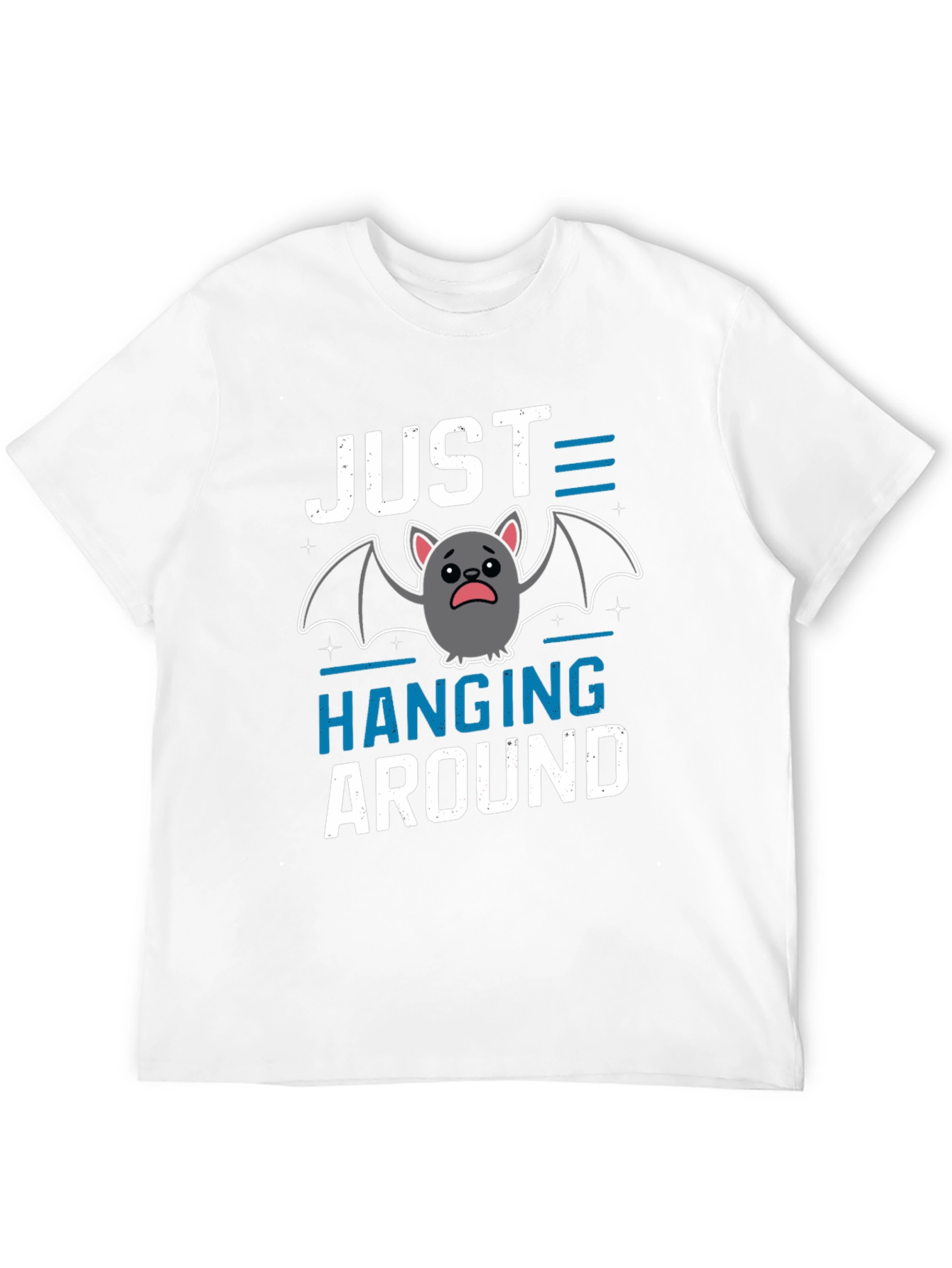 Black Just Hanging Around Bat T-Shirt view 12
