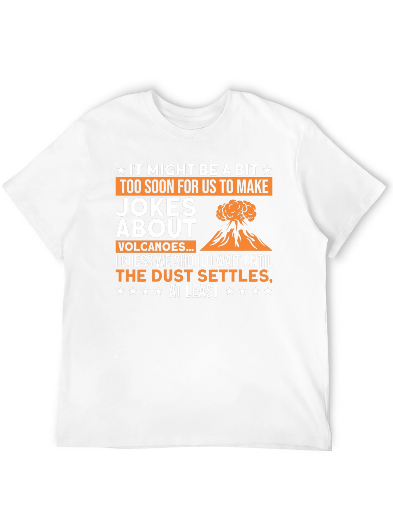 Black Volcano Jokes Graphic Tee - Sarcastic Humor T-Shirt view 12