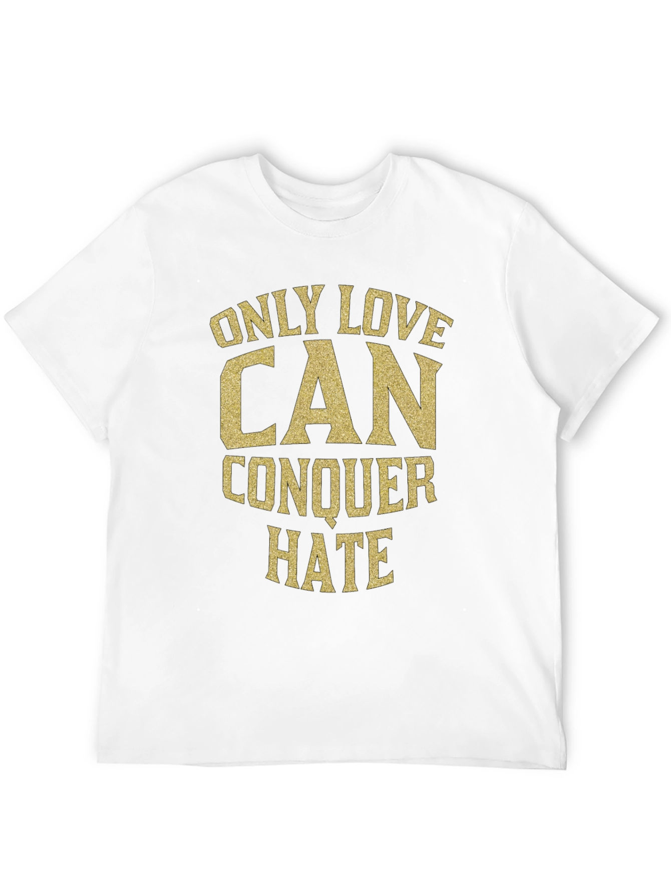 Black Love Conquers Hate Black Graphic Tee view 12