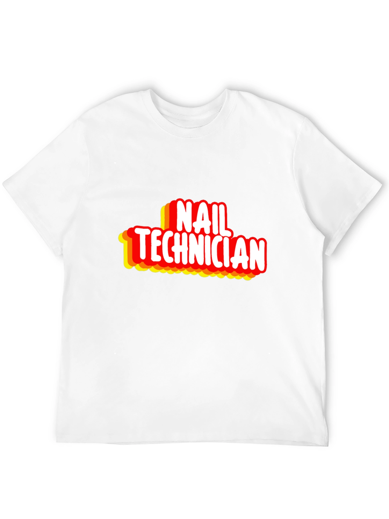 Black Nail Technician Graphic Tee - Black view 12