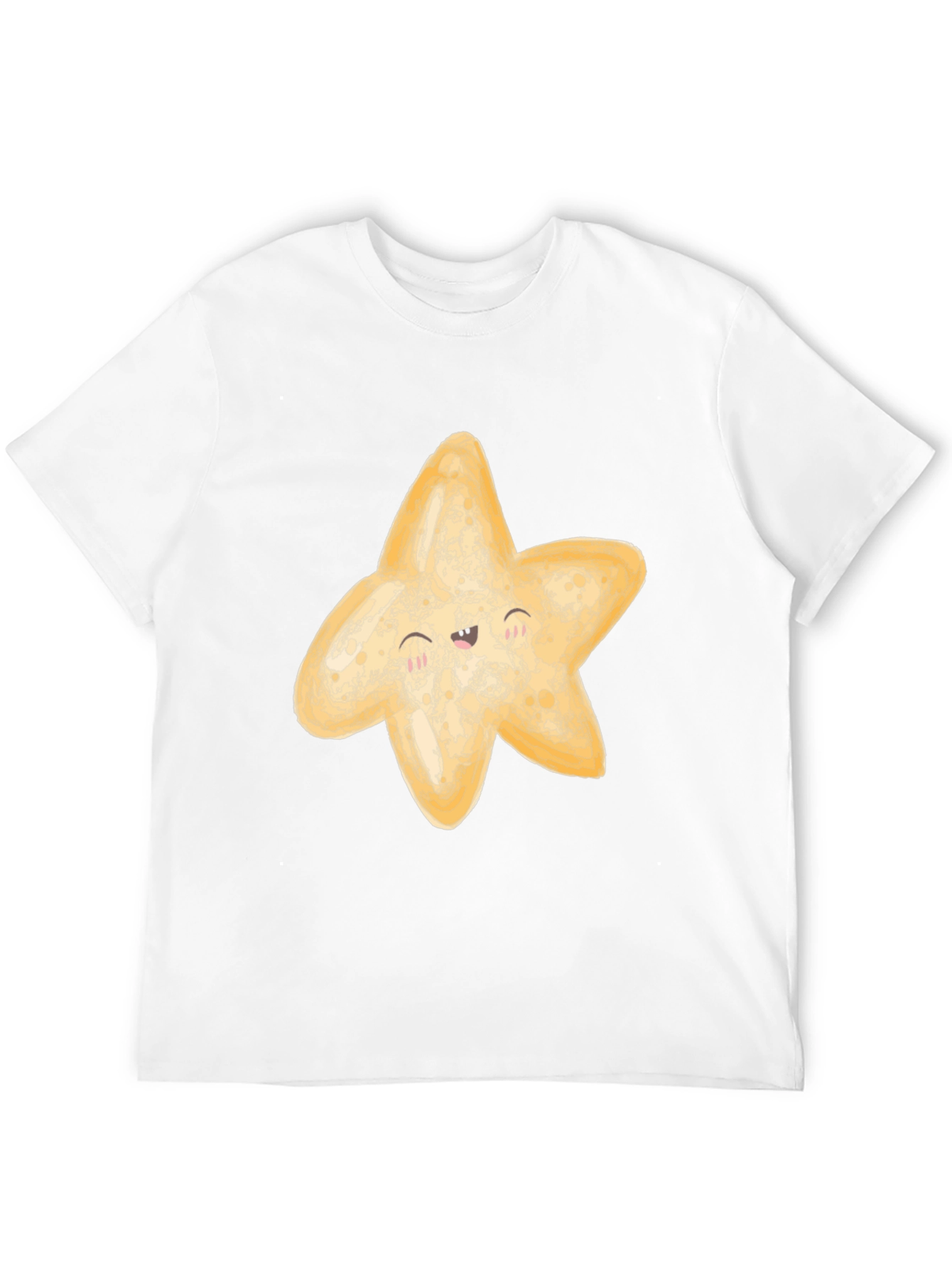 Black Cute Starfish Graphic Black T-Shirt view 12