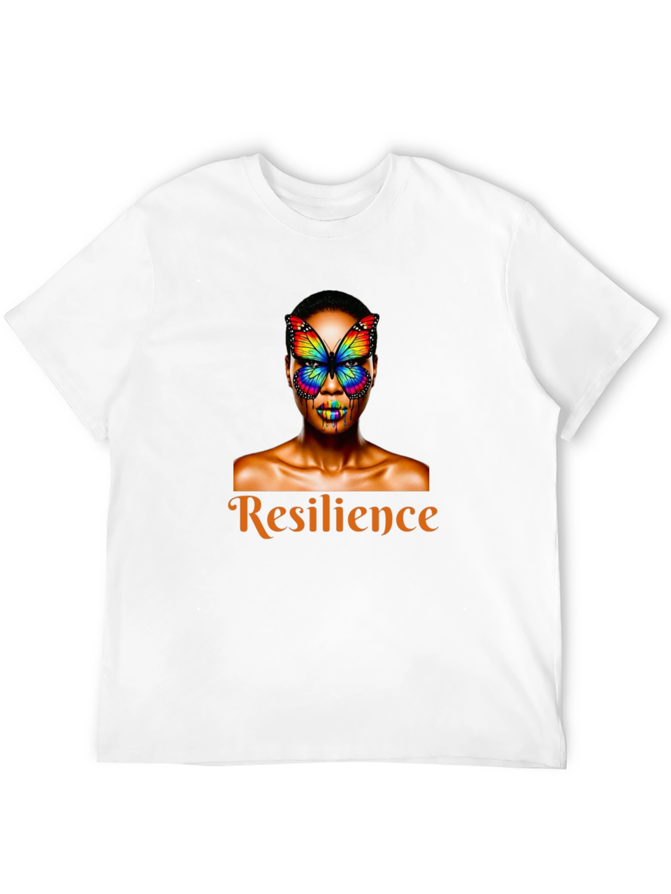 Black Resilience Graphic T-Shirt: Butterfly Empowerment view 12