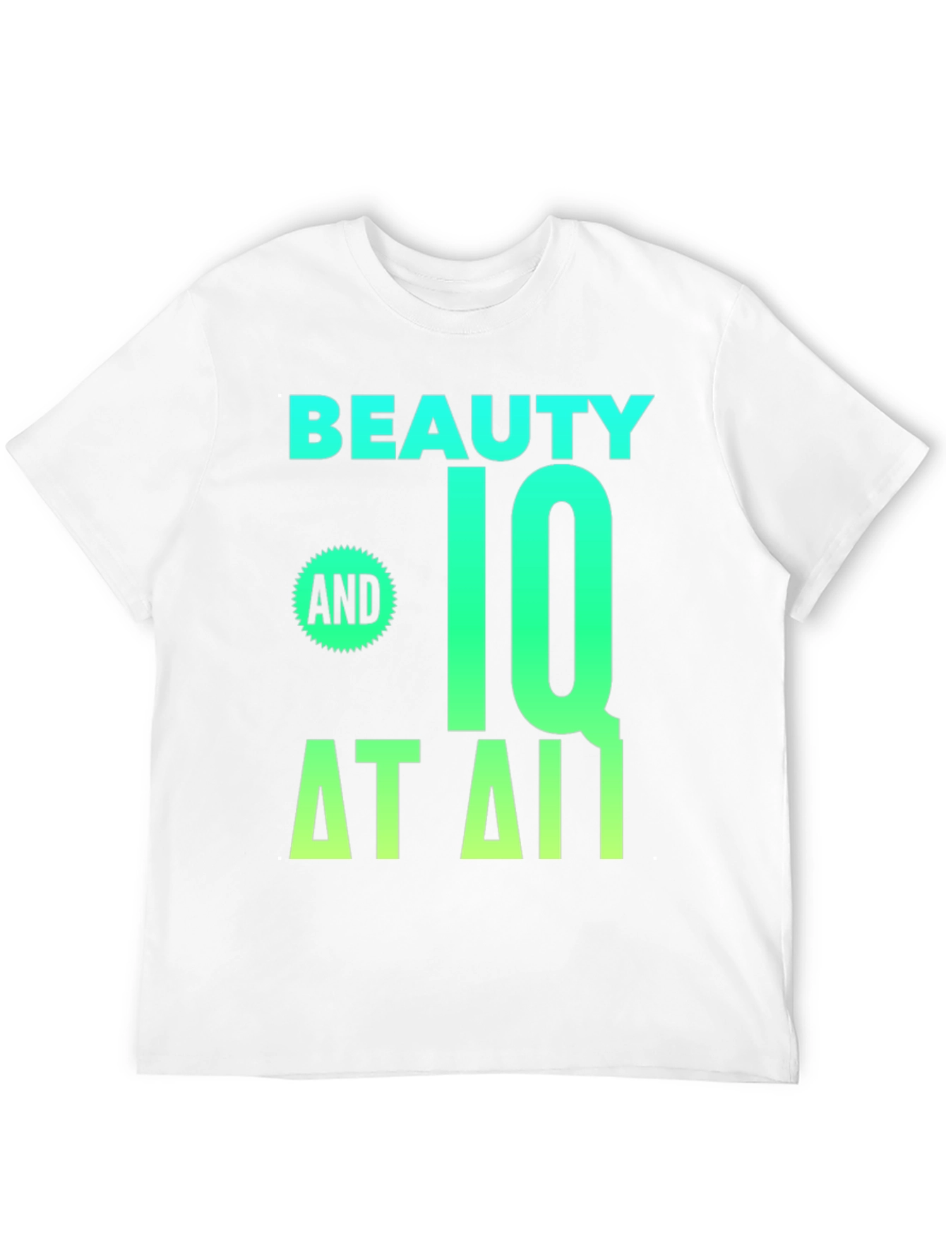 Black Beauty and IQ T-Shirt - Novelty Graphic Tee view 12