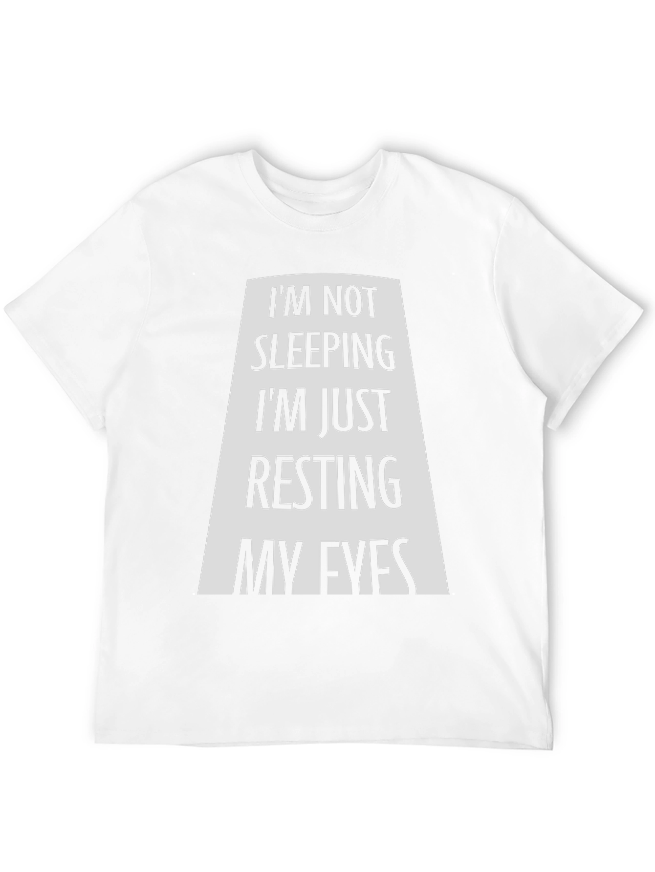 Black Funny "Resting My Eyes" Graphic T-Shirt view 12