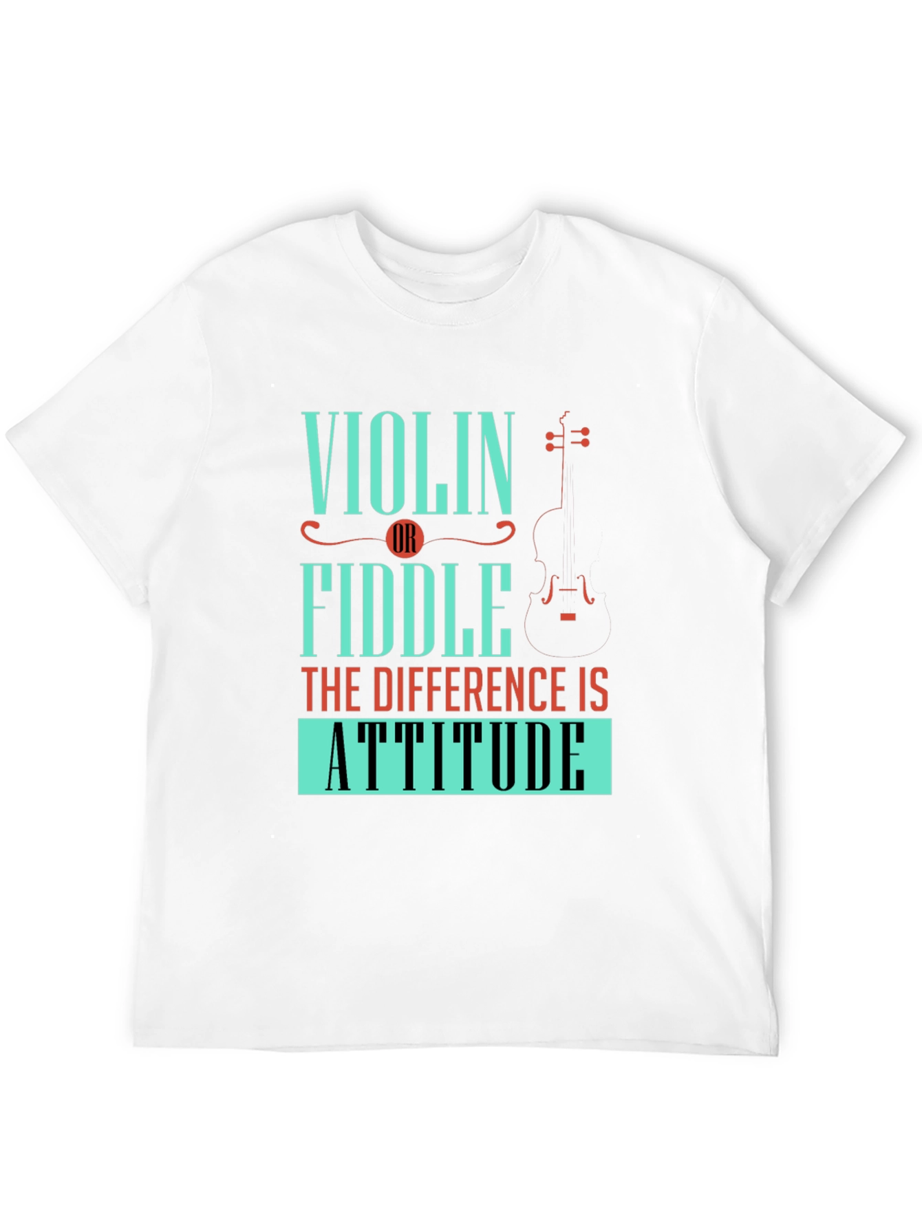 Black Violin or Fiddle Attitude T-Shirt view 12
