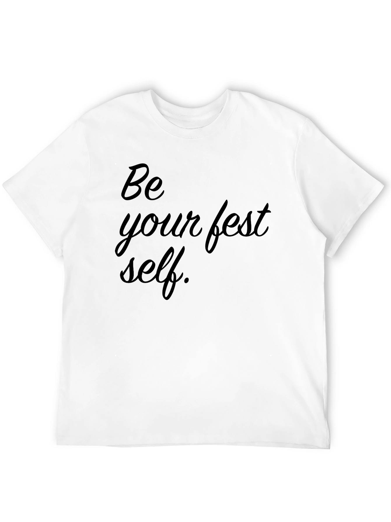 Black Be Your Best Self Graphic Tee - Black view 12