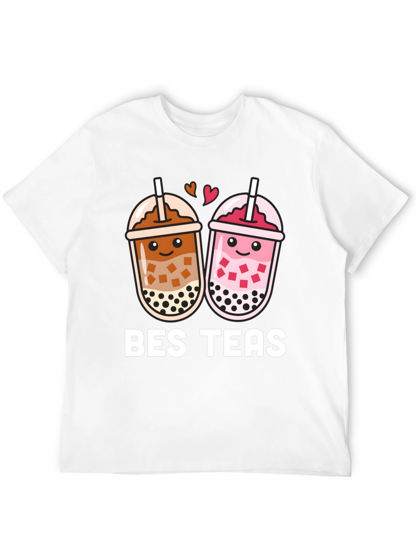 Black Bes Teas Black T-Shirt - Boba Tea Design view 12