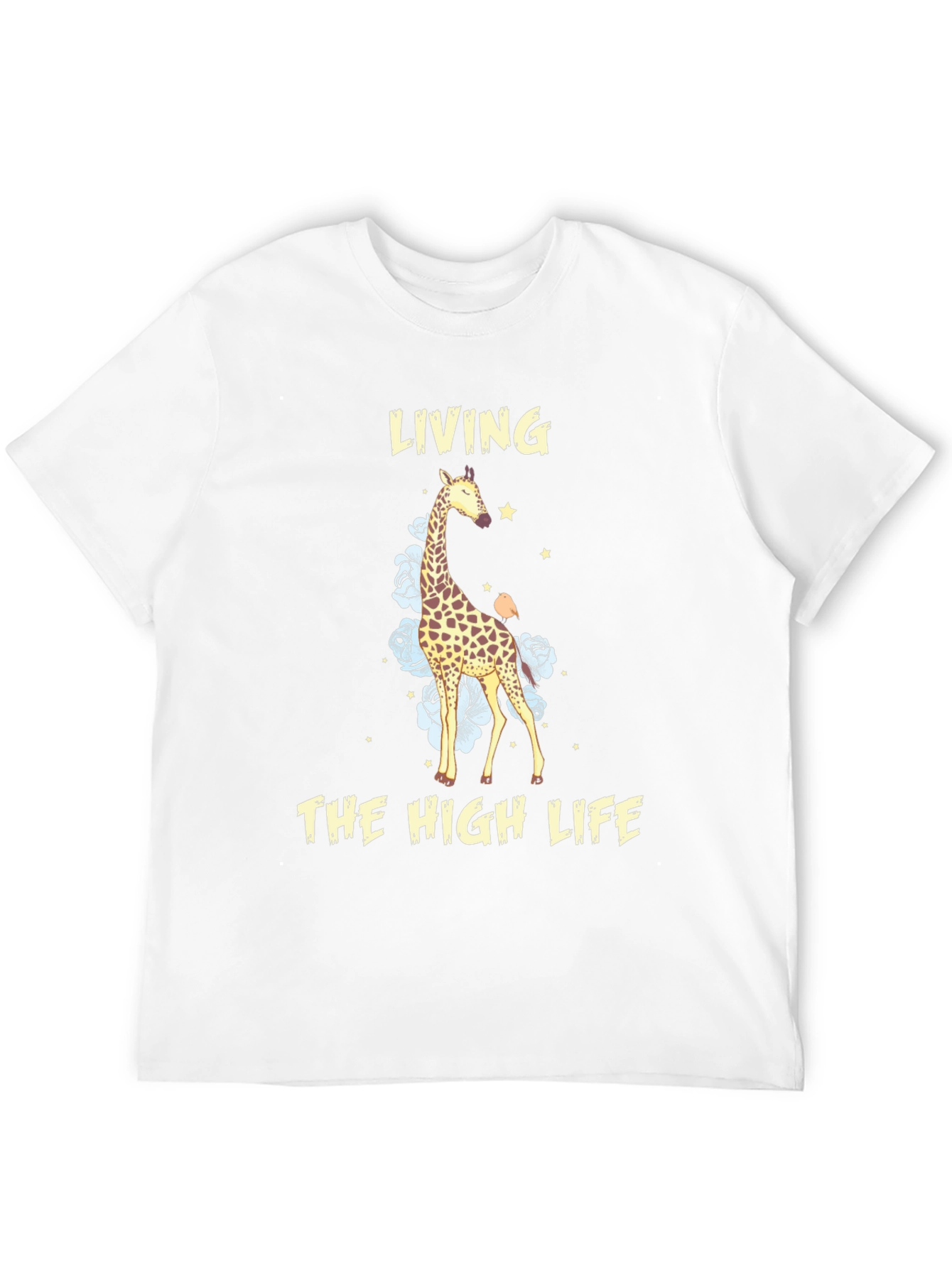 Black Living The High Life Giraffe T-Shirt view 12