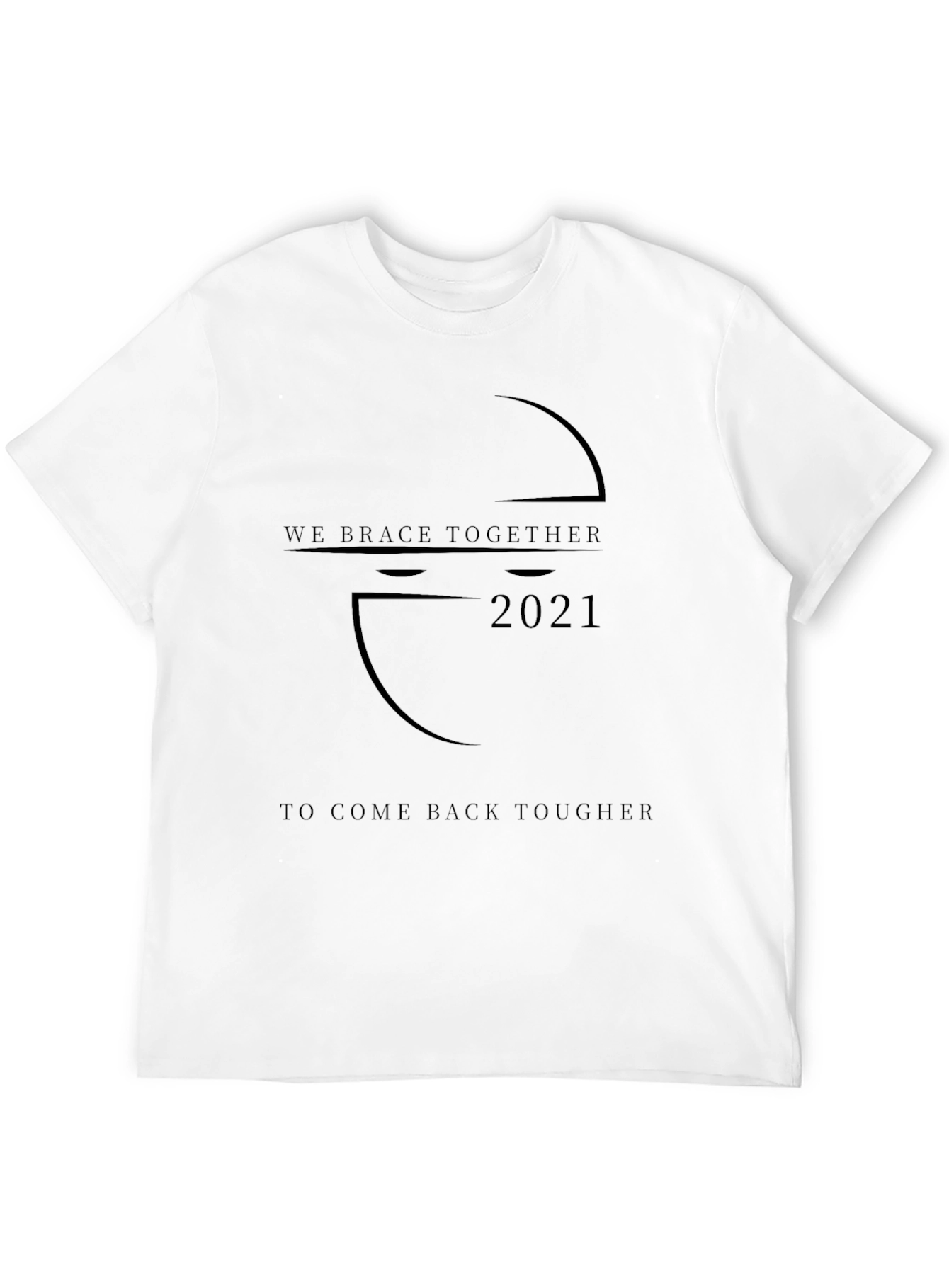 Black We Brace Together 2021 T-Shirt view 12