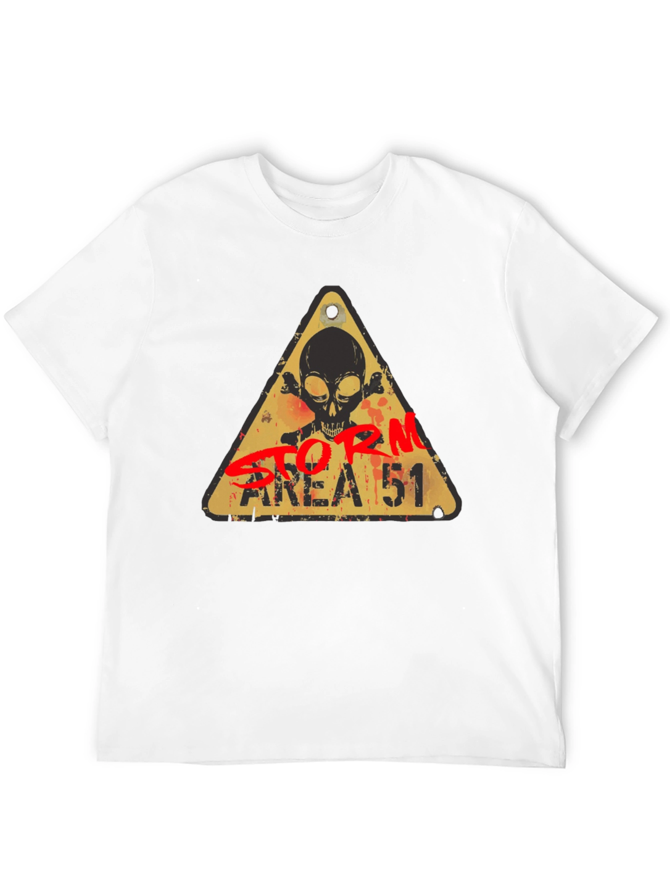 Black Storm Area 51 Alien Graphic Tee view 12