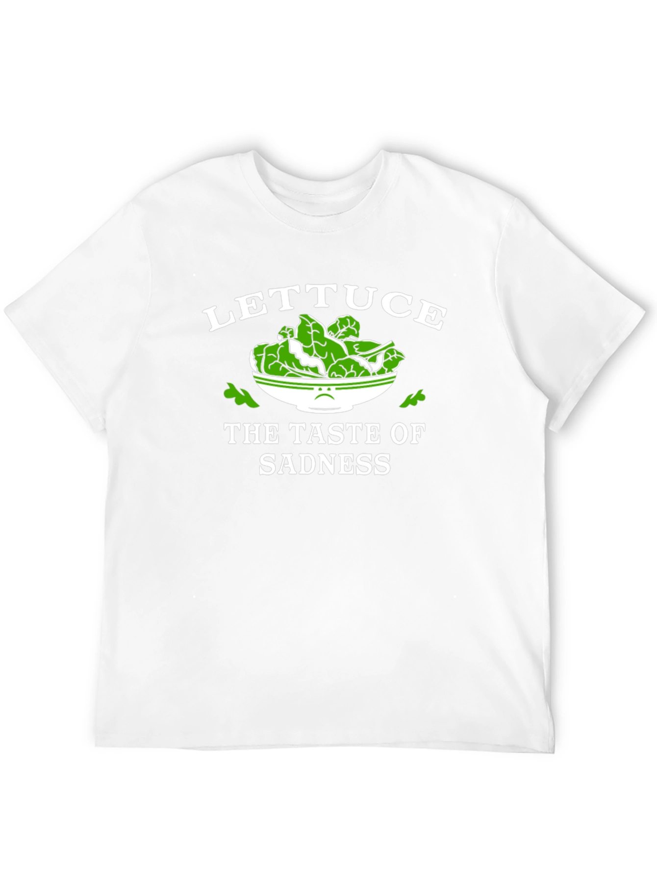 Black Lettuce The Taste of Sadness T-Shirt - Funny Vegan Tee view 12