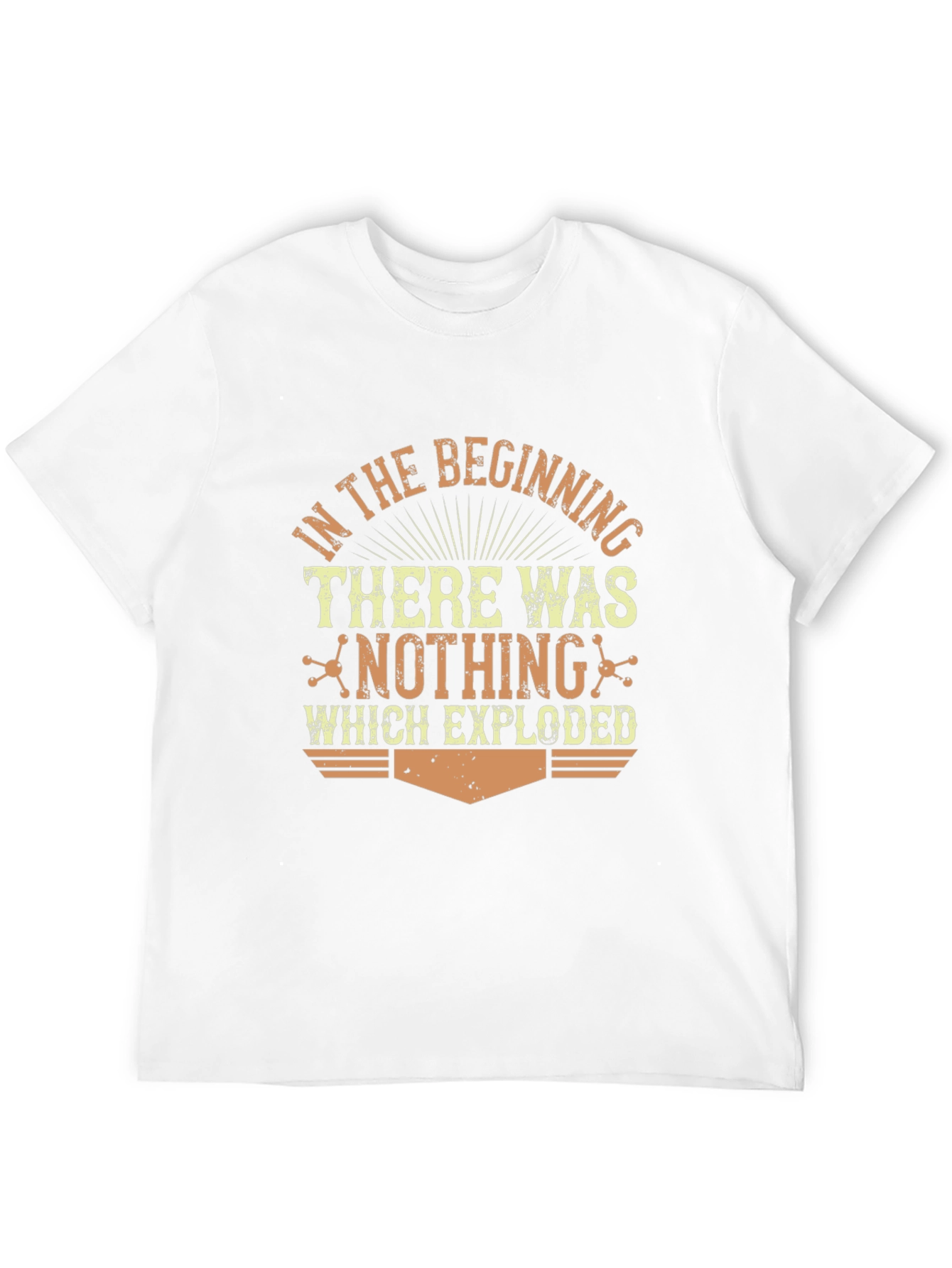 Black "In The Beginning" Graphic Print Black T-Shirt view 12