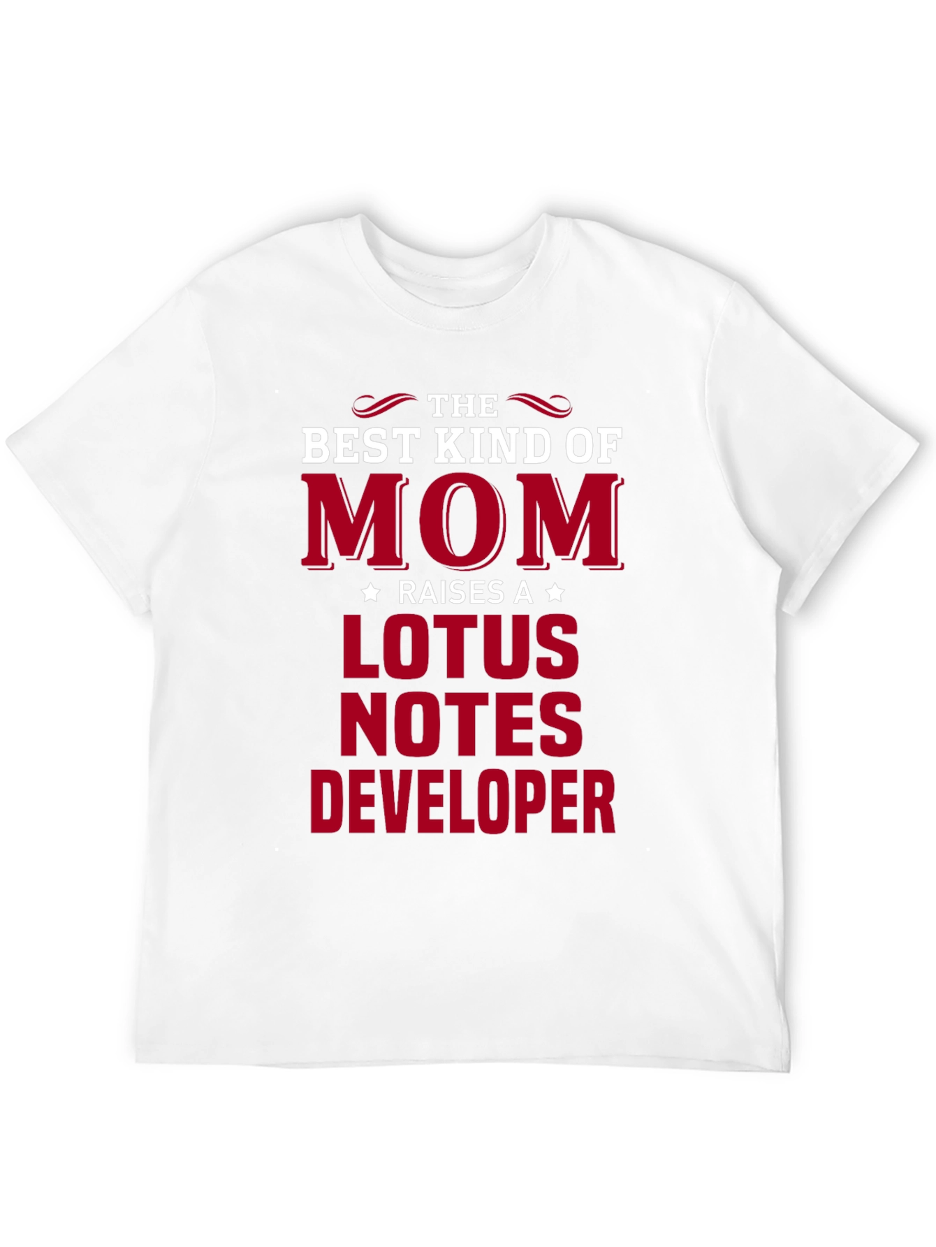 Black Best Kind of Mom Lotus Notes Developer T-Shirt view 12