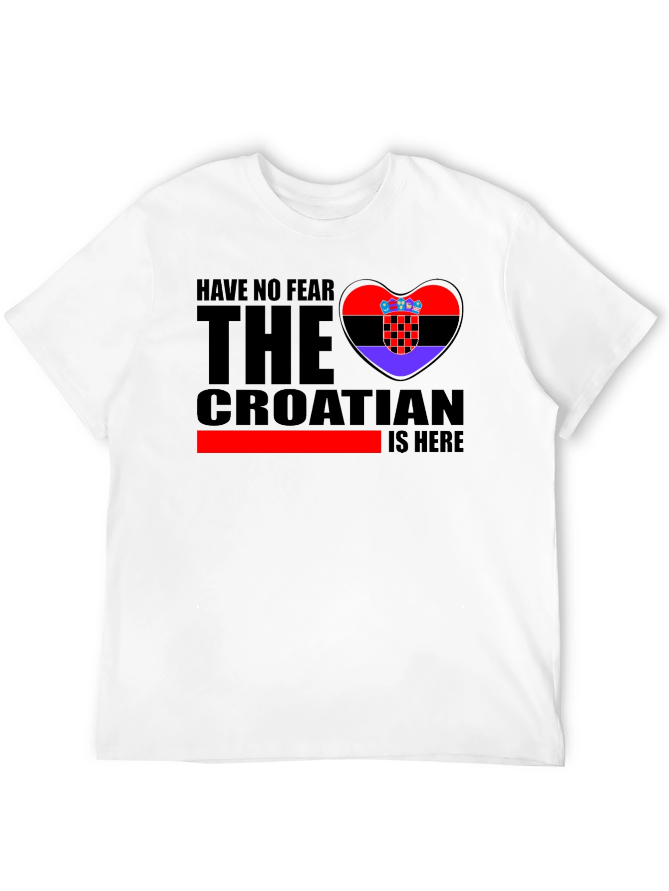 Croatian Pride Black T-Shirt - Have No Fear - 12