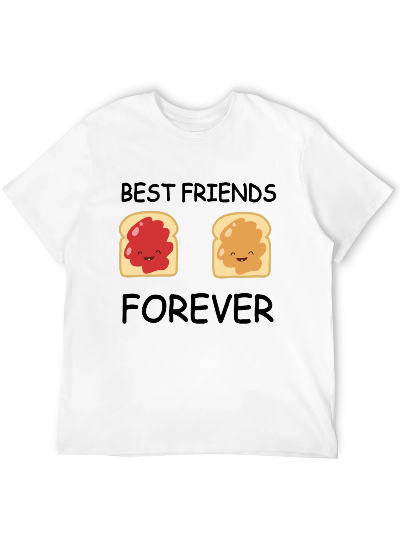 Black Best Friends Forever T-Shirt view 12