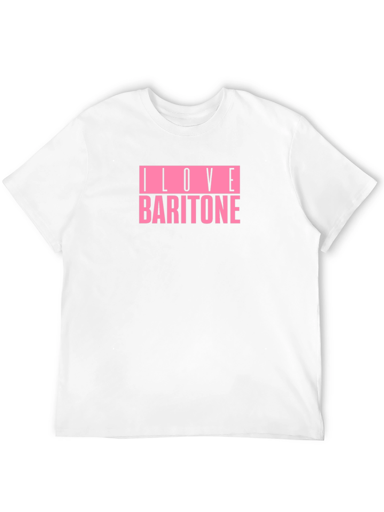 Black I Love Baritone T-Shirt - Music Vocalist Tee view 12