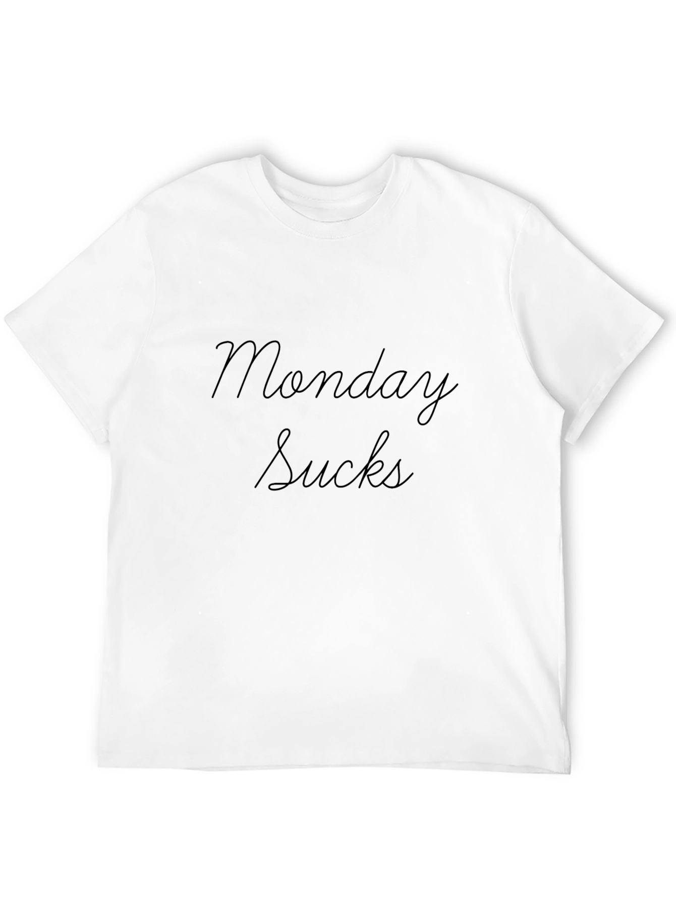 Black Monday Sucks Graphic T-Shirt - Soft & Stylish view 12