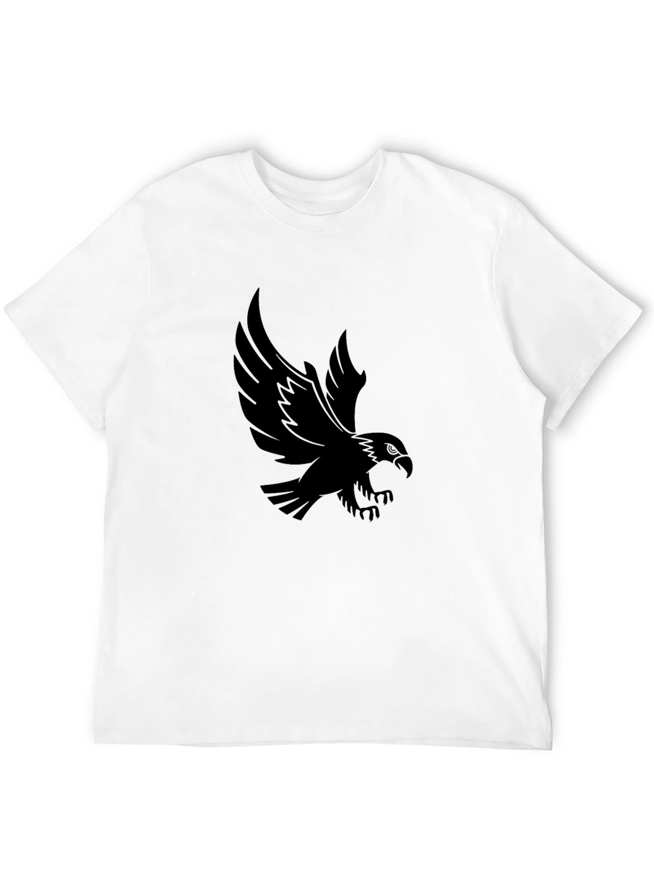 Black Black Eagle Graphic Tee - Men's Cool Casual Shirt view 12