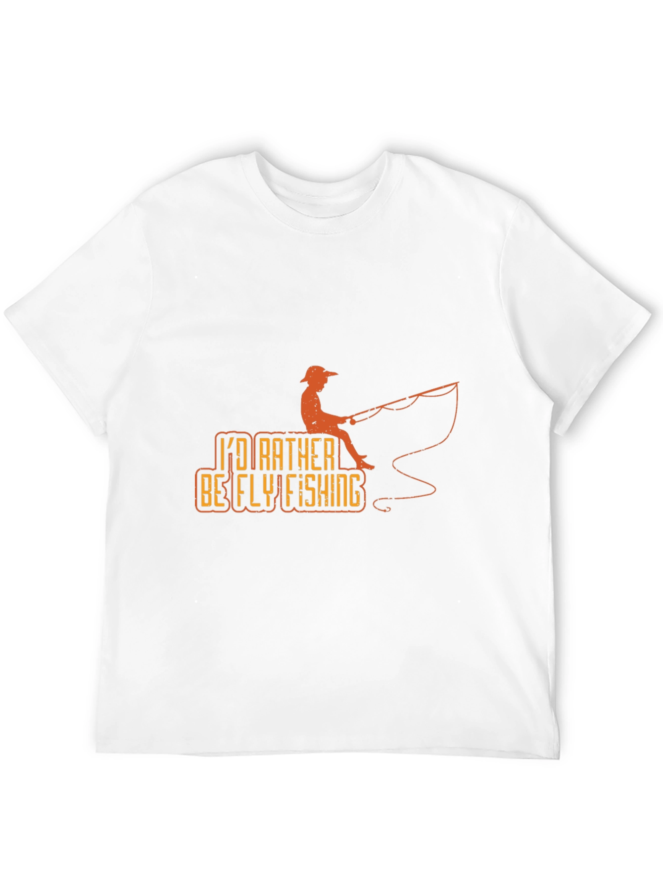 Black I'd Rather Be Fly Fishing Graphic Tee - Black view 12