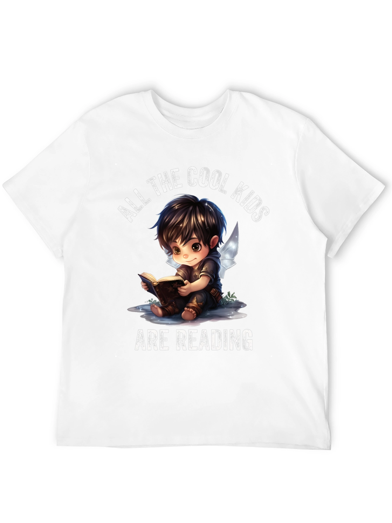 Black Cool Kids Reading Graphic T-Shirt view 12