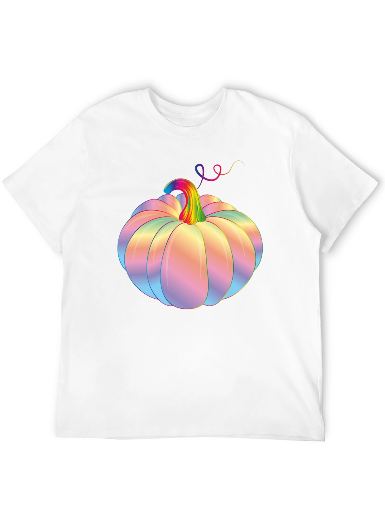 Black Rainbow Pumpkin Graphic Tee - Fall Fashion view 12