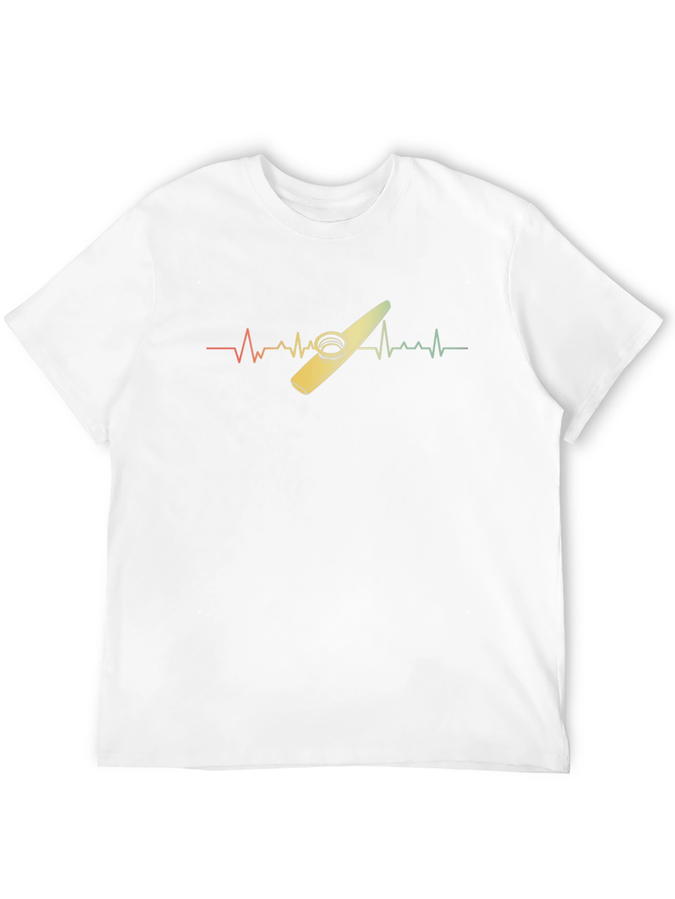 Black Kazoo Heartbeat T-Shirt - Musical Novelty Tee view 12