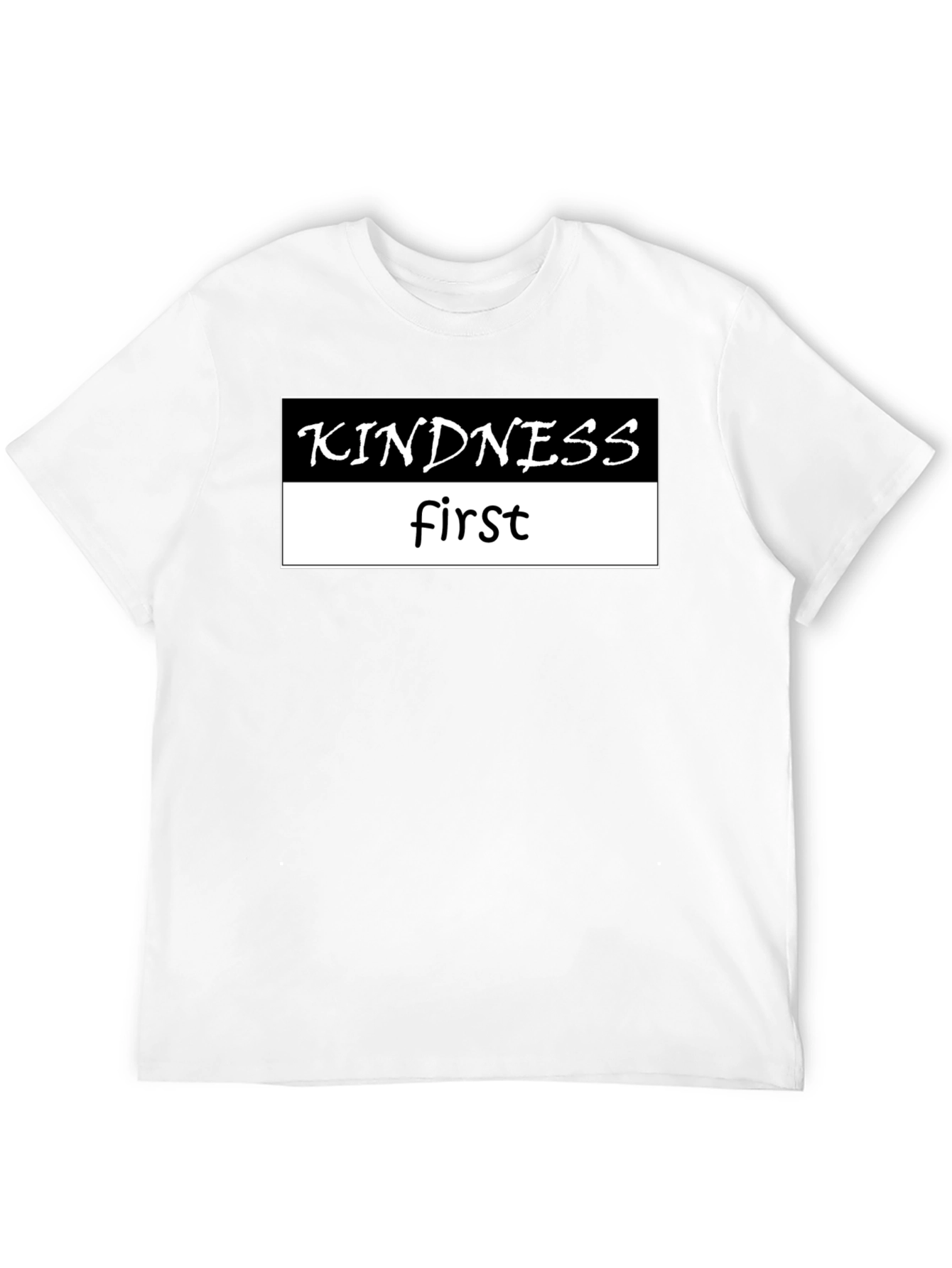 Black Kindness First Black Graphic Tee view 12