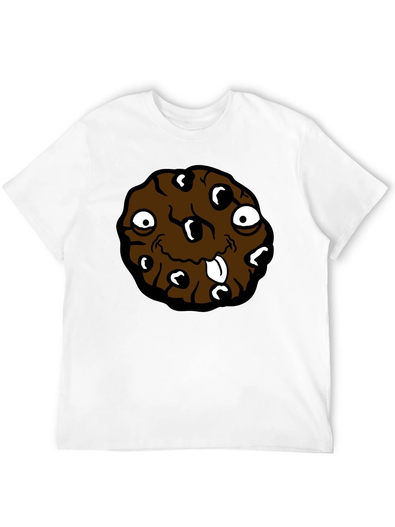 Black Cookie Monster Graphic T-Shirt view 12