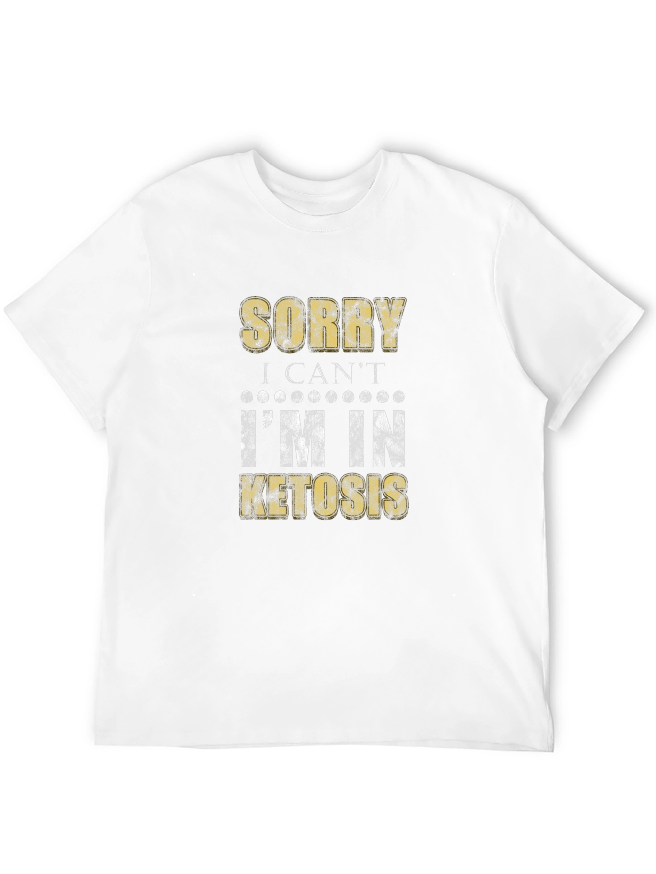Black Sorry I Can't I'm In Ketosis T-Shirt view 12