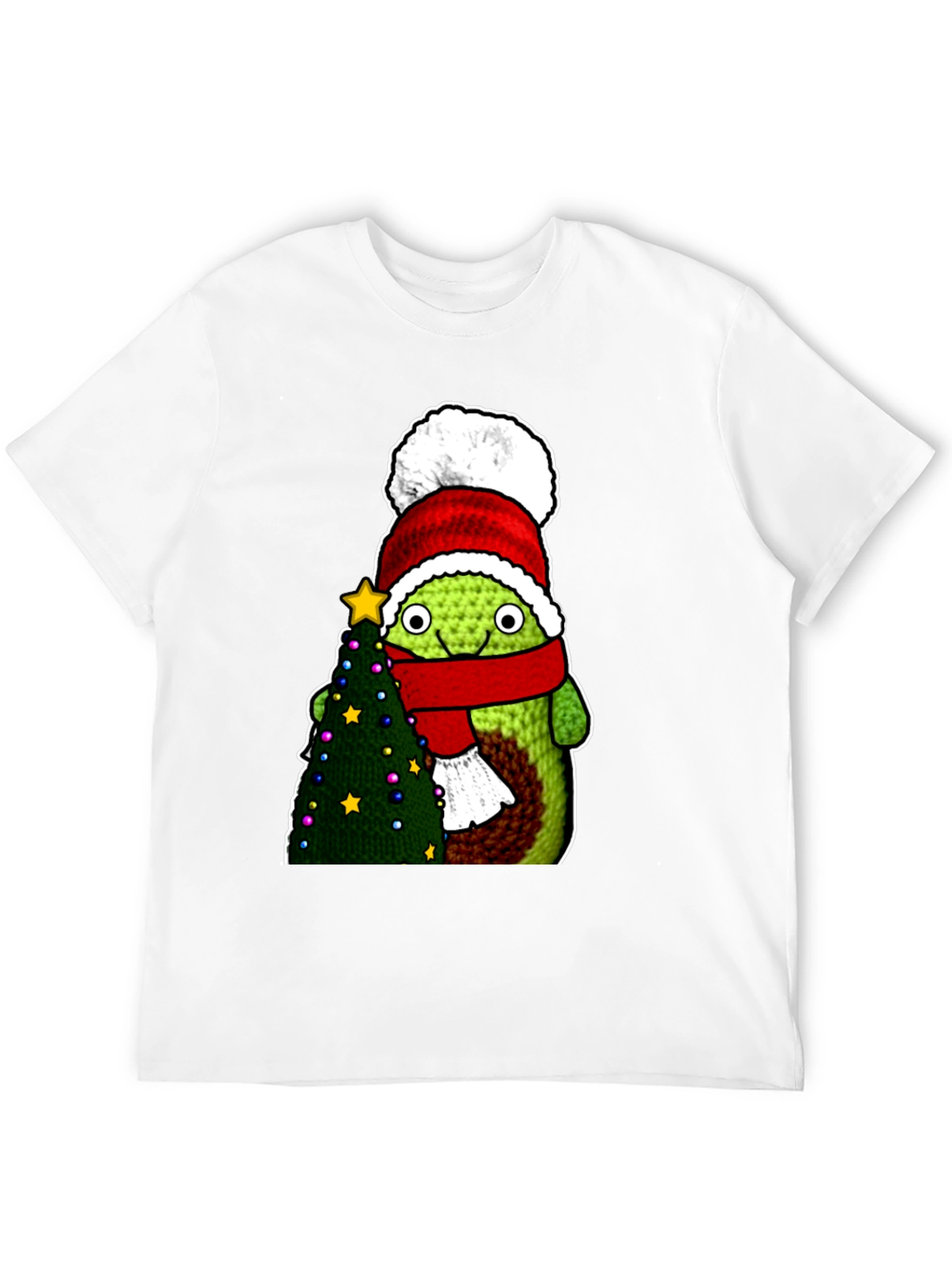 Black Avocado Christmas T-Shirt view 12