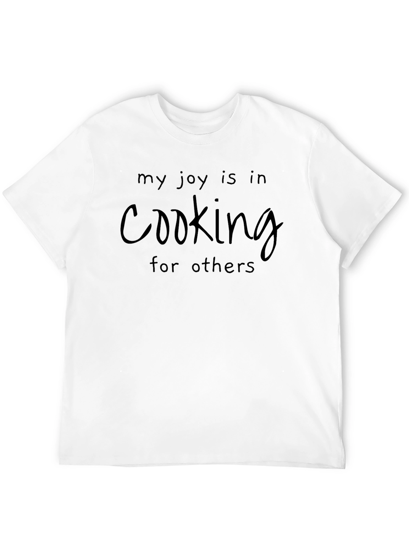 Black My Joy Is In Cooking T-Shirt - Black Crew Neck view 12
