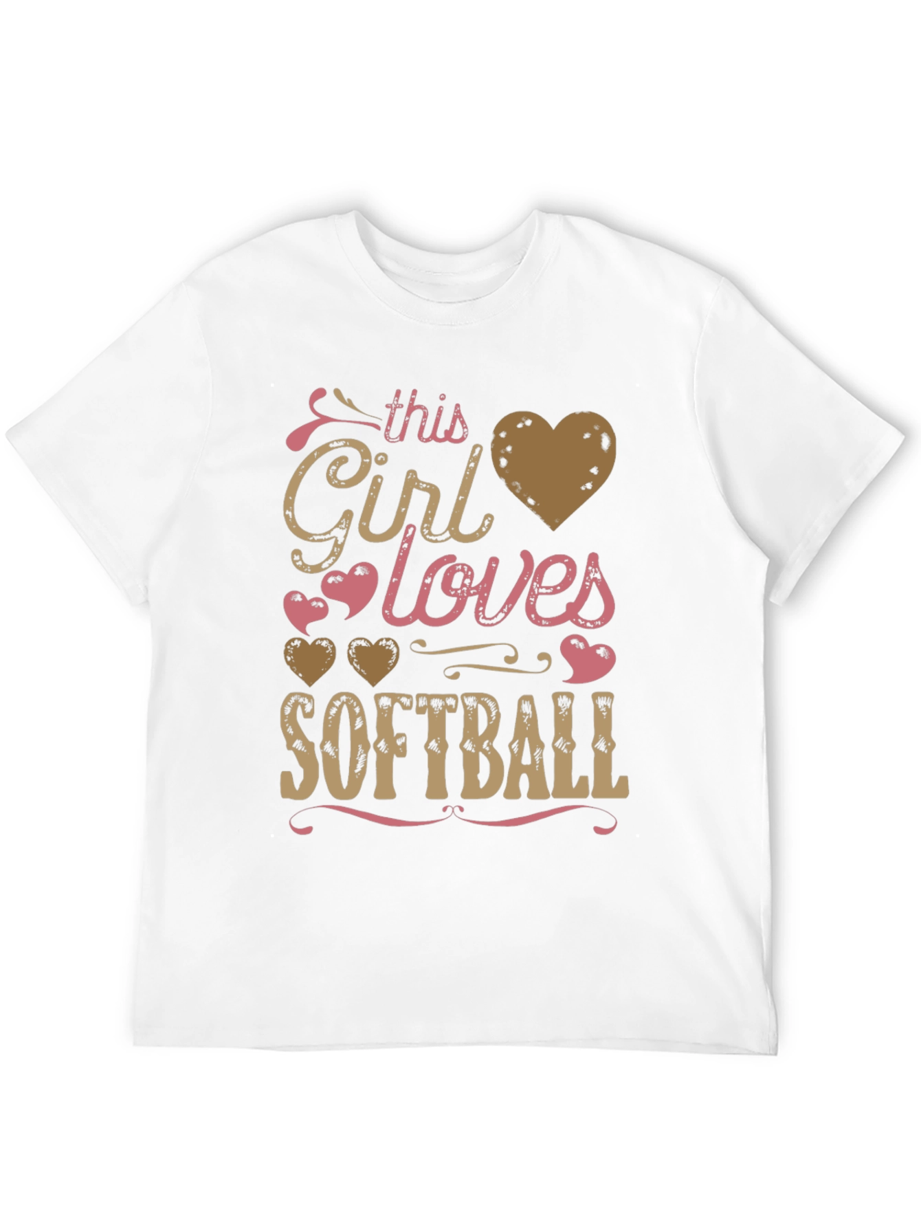 Black Girl Loves Softball T-Shirt - Fun Graphic Tee view 12