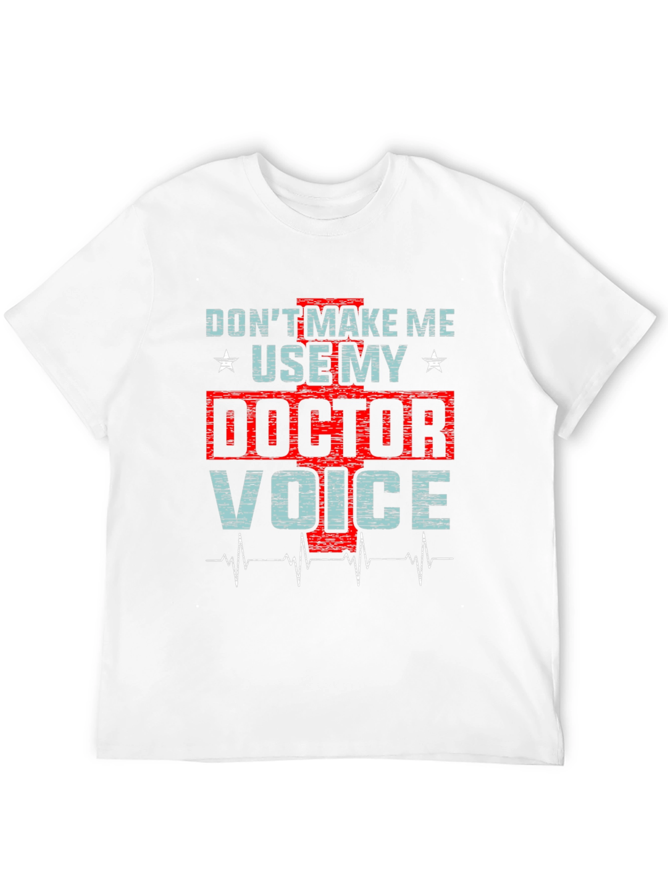 Black Doctor Voice Graphic Tee - Black Cotton Shirt view 12