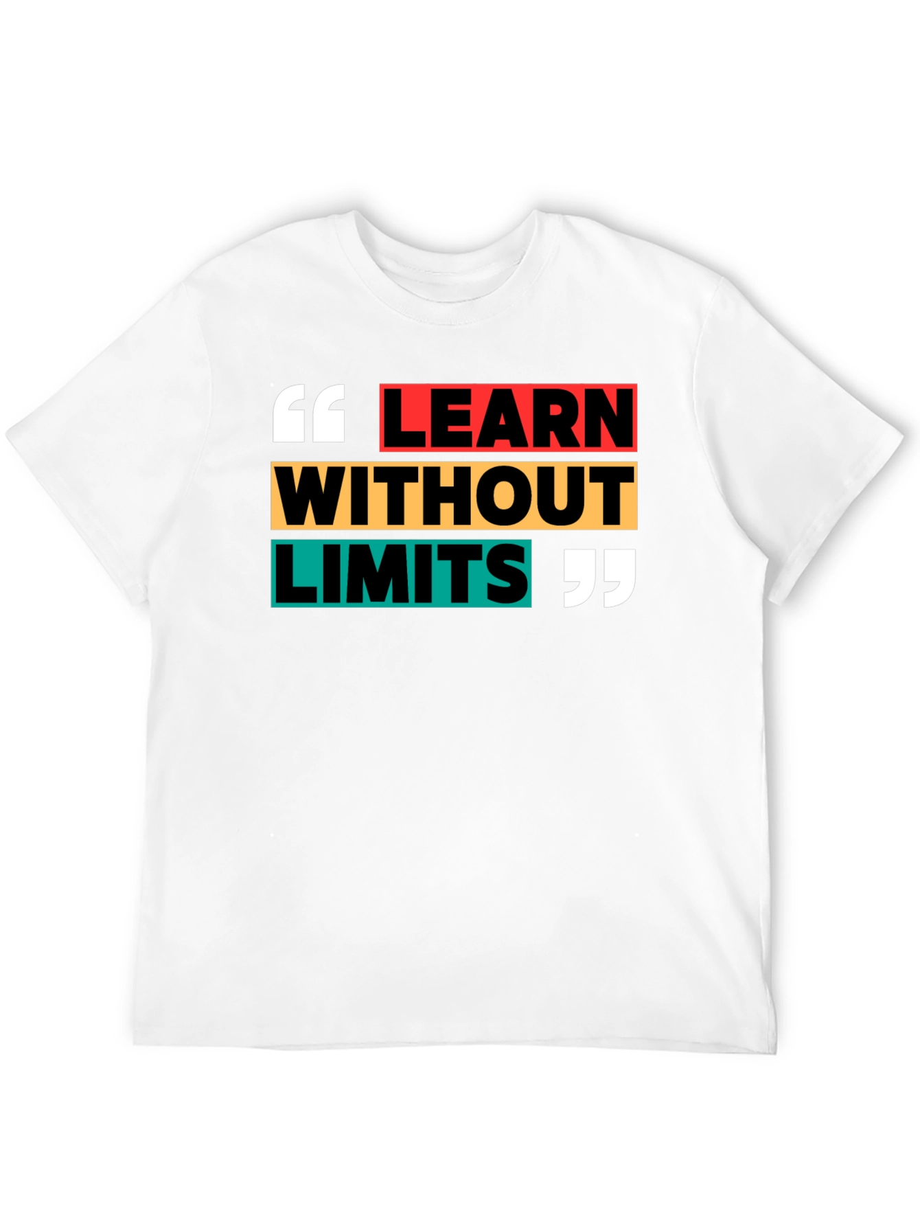 Black Learn Without Limits Black Graphic Tee view 12