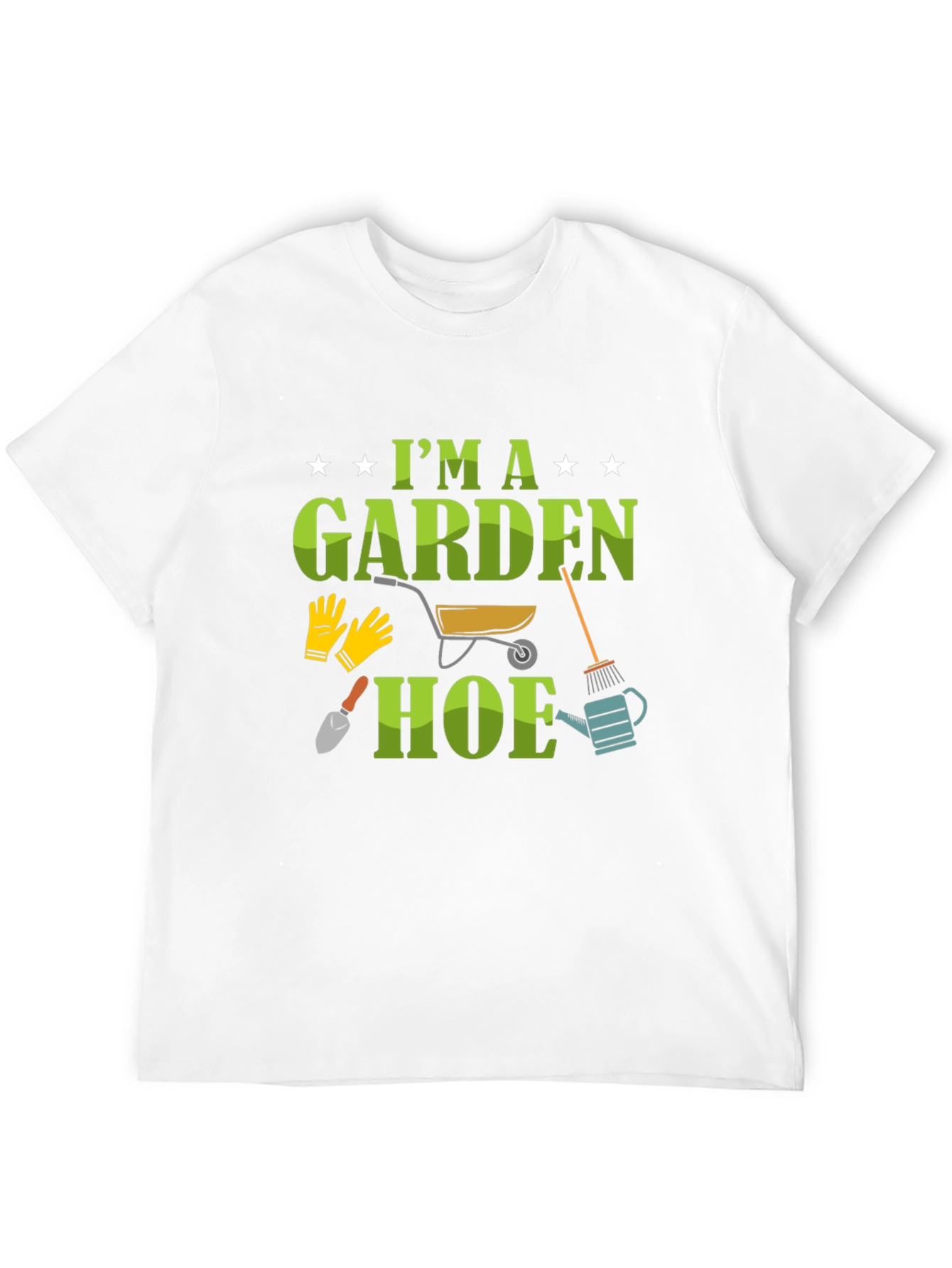 Black Gardener T-Shirt: I'm a Garden Hoe Tee view 12