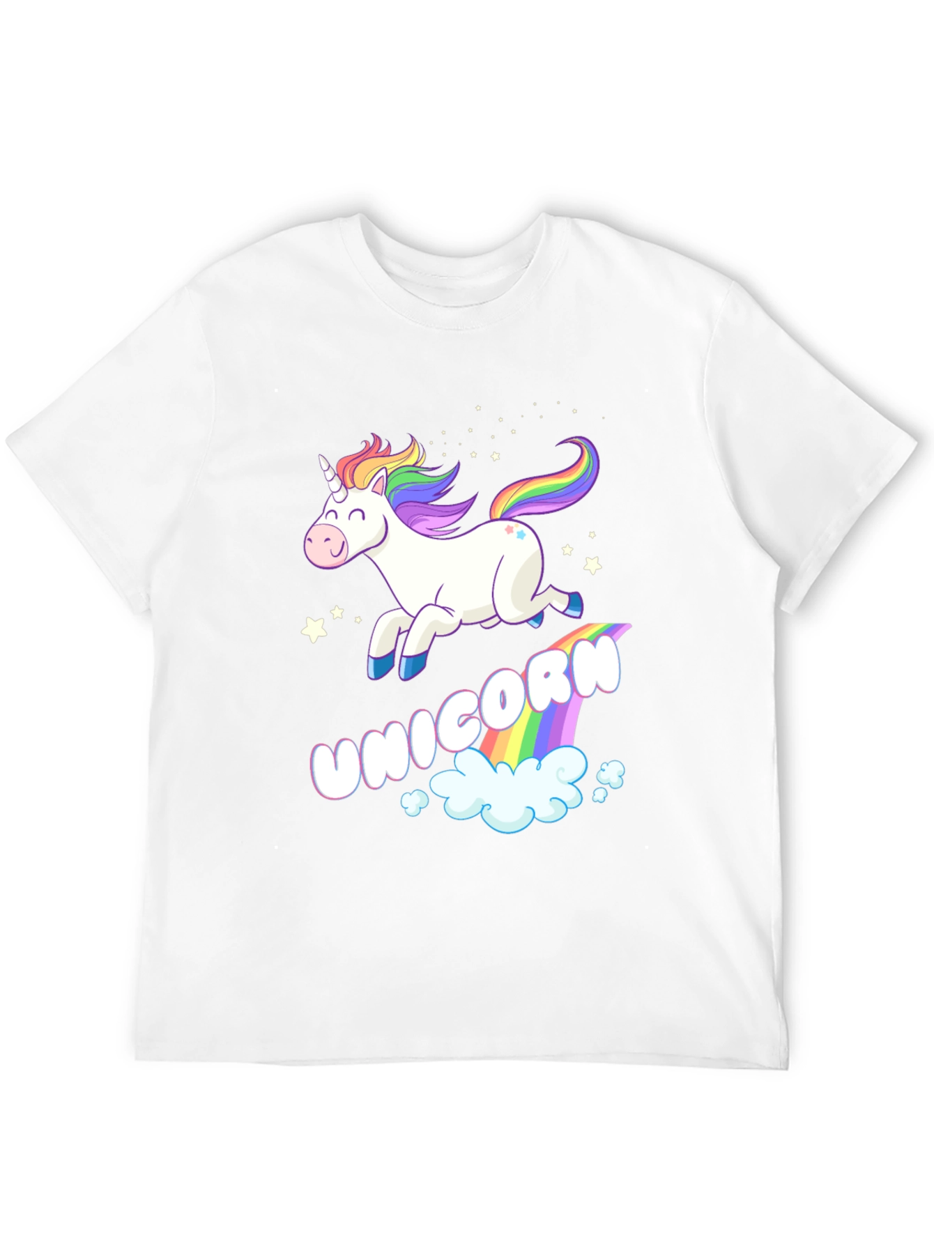 Black Unicorn Rainbow T-Shirt - Fun Whimsical Design view 12