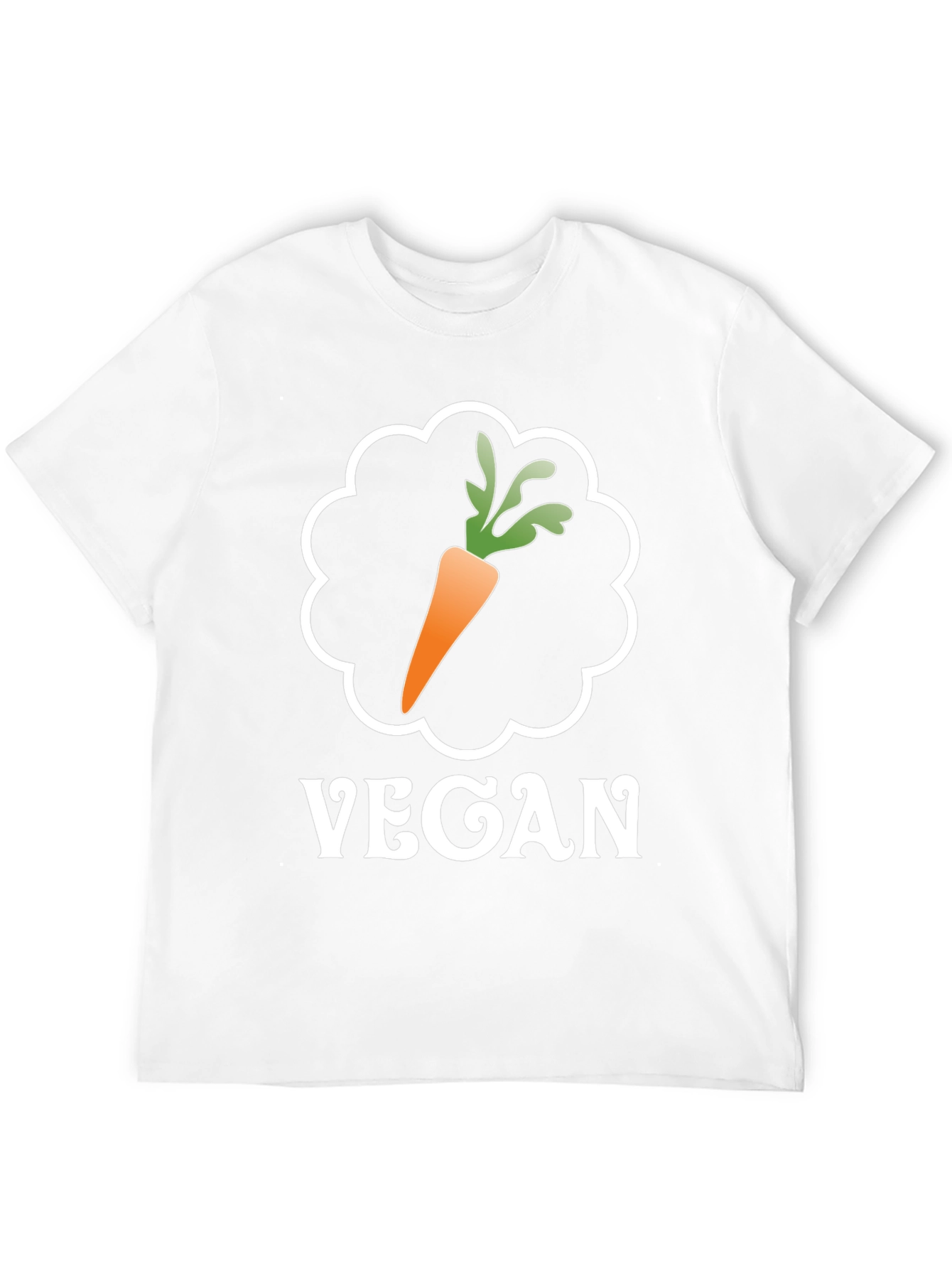 Black Vegan Carrot Graphic Tee - Soft Cotton Comfort view 12