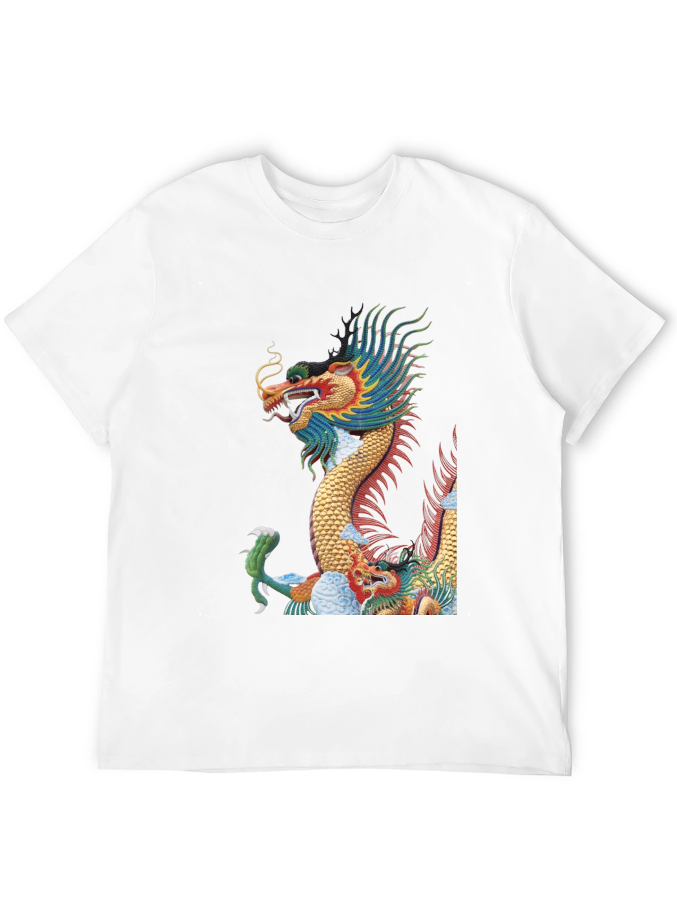 Black Dragon Graphic Tee - Unique Asian Design view 12