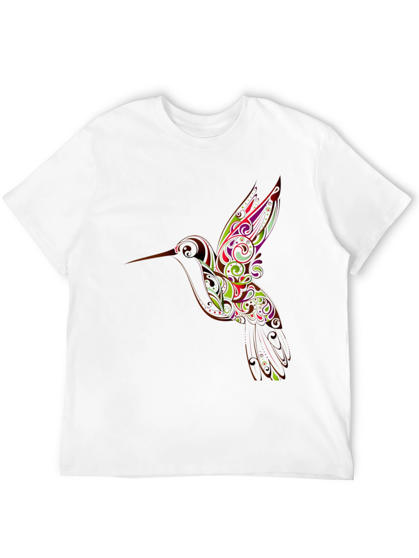 Black Hummingbird Graphic Black T-Shirt view 12