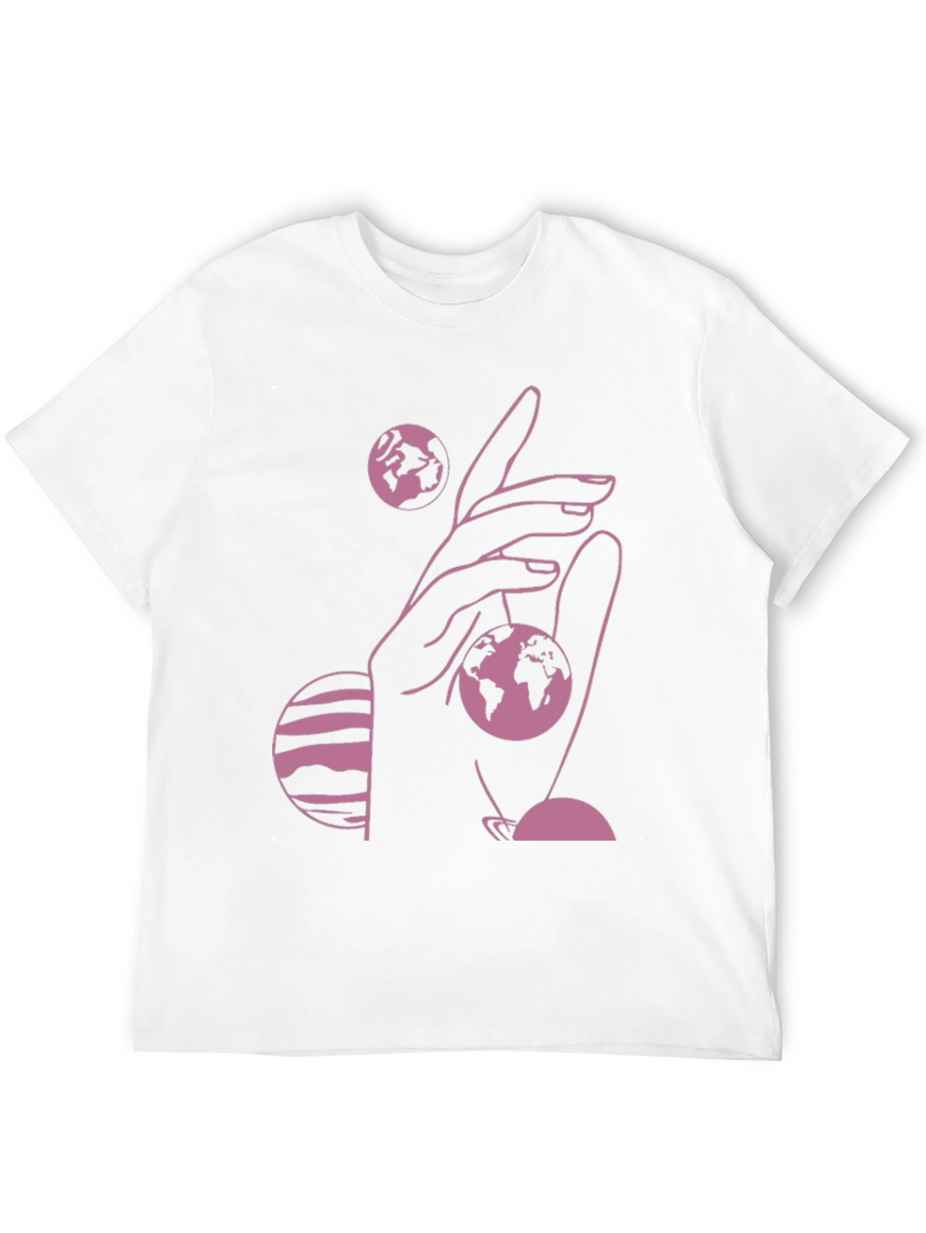 Black Cosmic Hand Graphic Tee - Black view 12